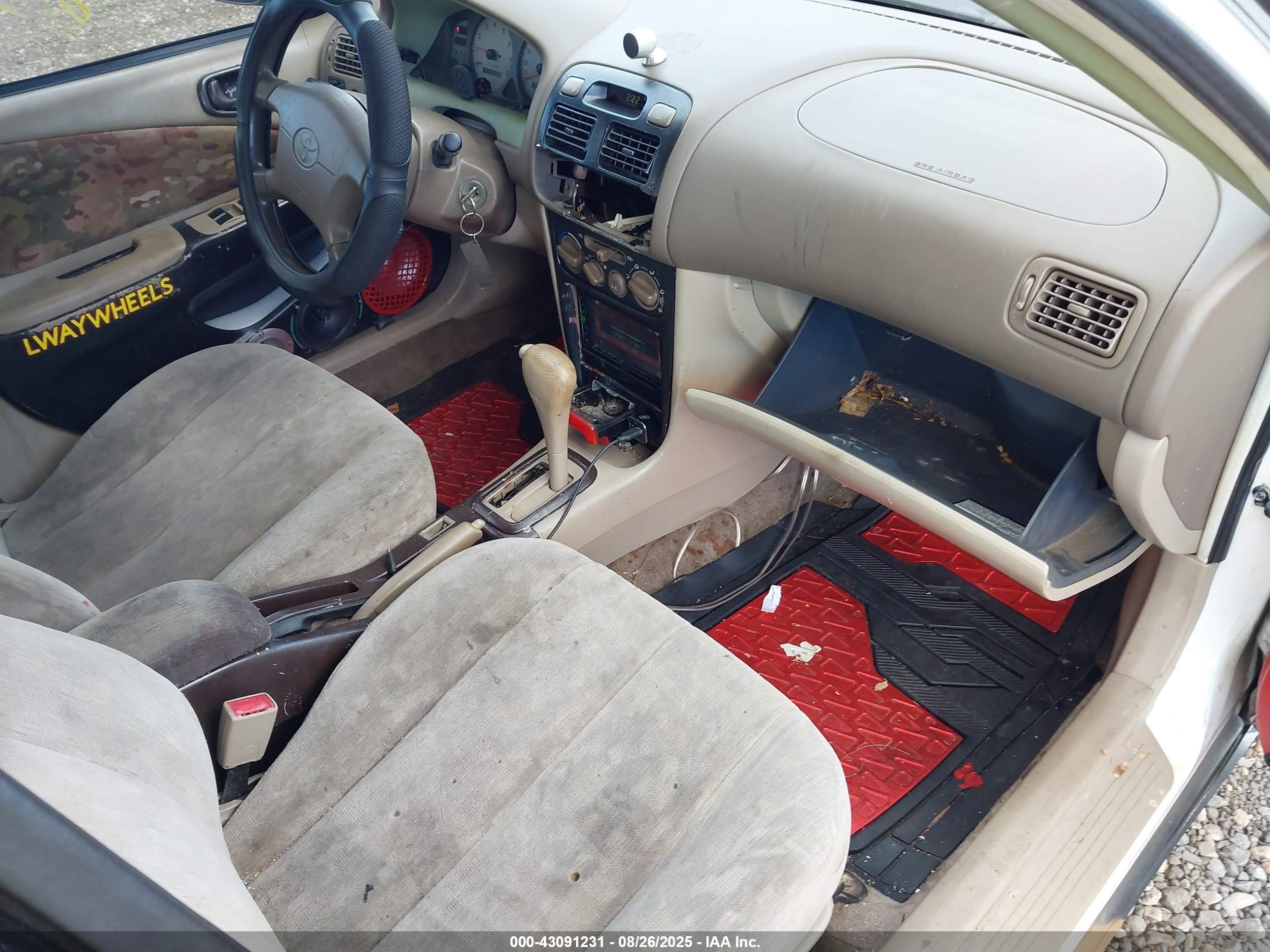 1999 Toyota Corolla Le Коричневый vin: 2T1BR12E4XC134488