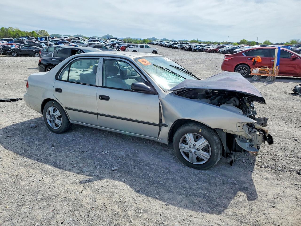 2000 Toyota Corolla Ve Silver vin: 2T1BR12E4YC315334