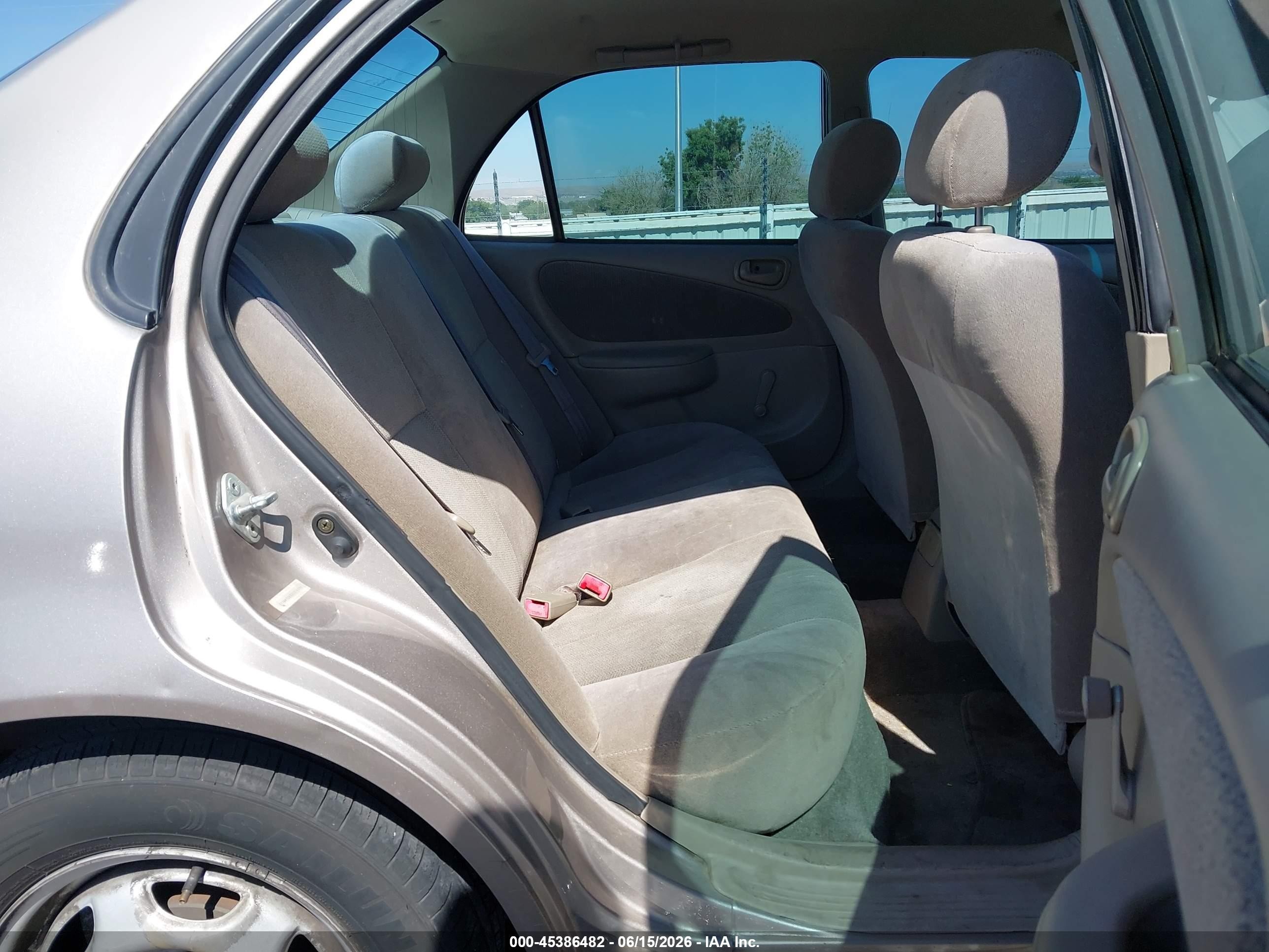 2002 Toyota Corolla Ce Beige vin: 2T1BR12E52C576396