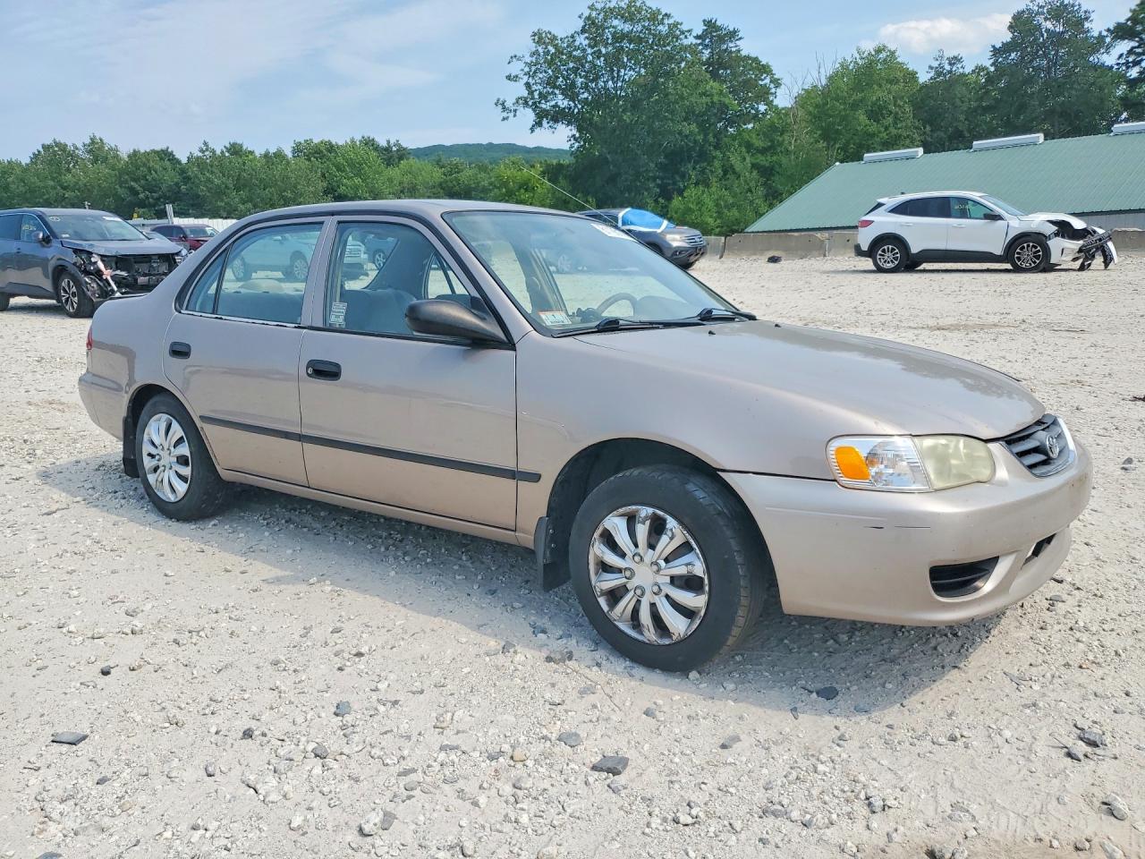 2002 Toyota Corolla Ce Желто-коричневый vin: 2T1BR12E52C865343
