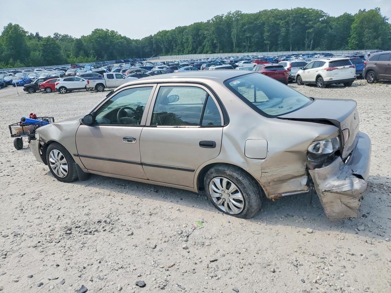 2002 Toyota Corolla Ce Желто-коричневый vin: 2T1BR12E52C865343