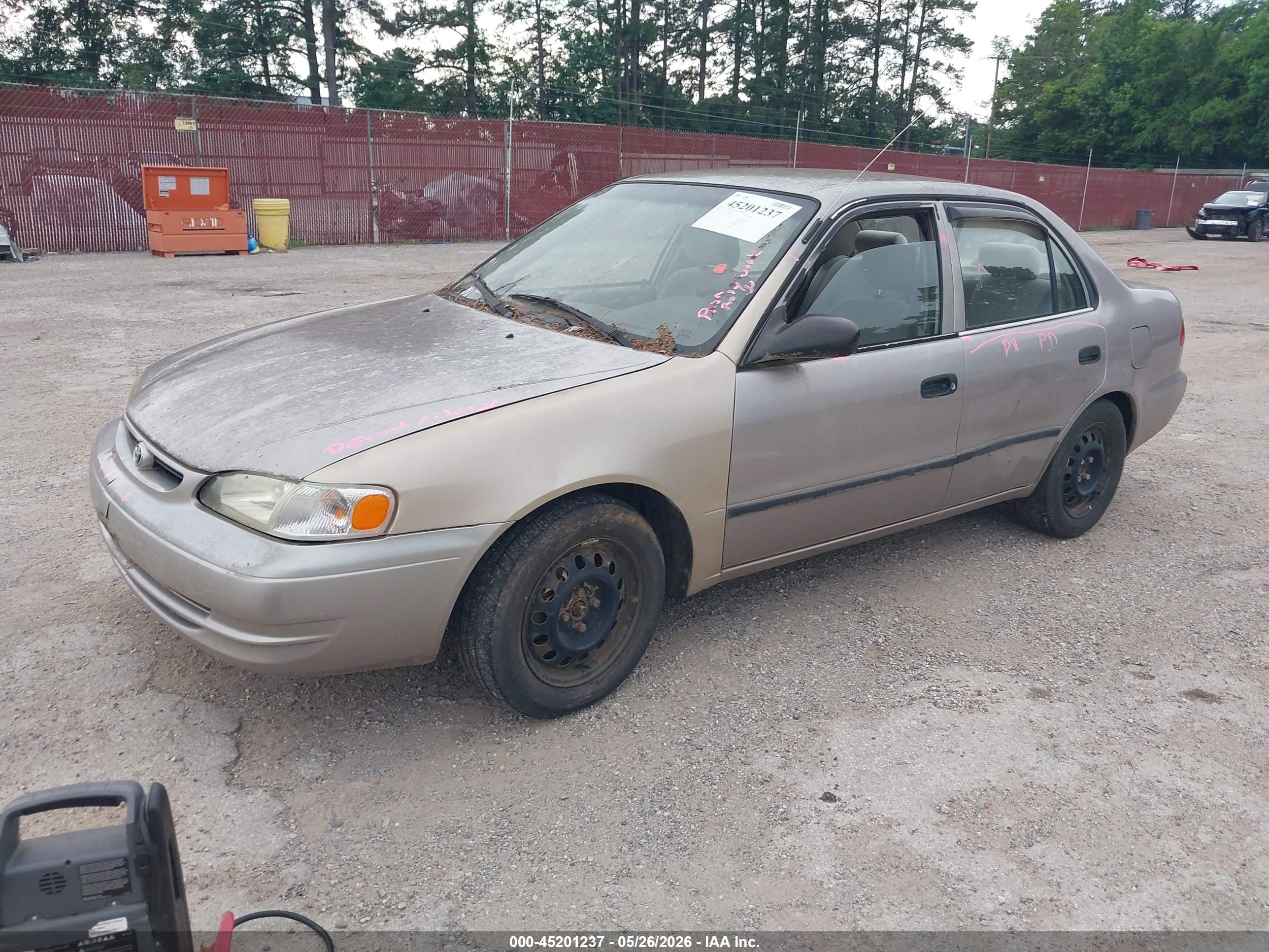 1999 Toyota Corolla Ce Tan vin: 2T1BR12E5XC175048