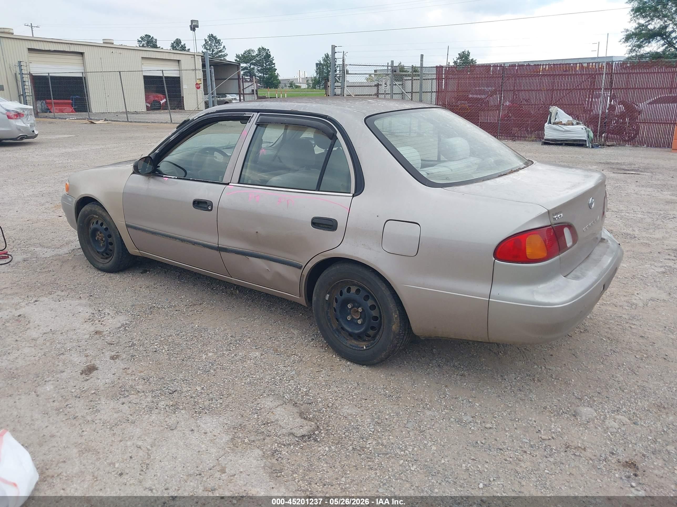 1999 Toyota Corolla Ce Tan vin: 2T1BR12E5XC175048