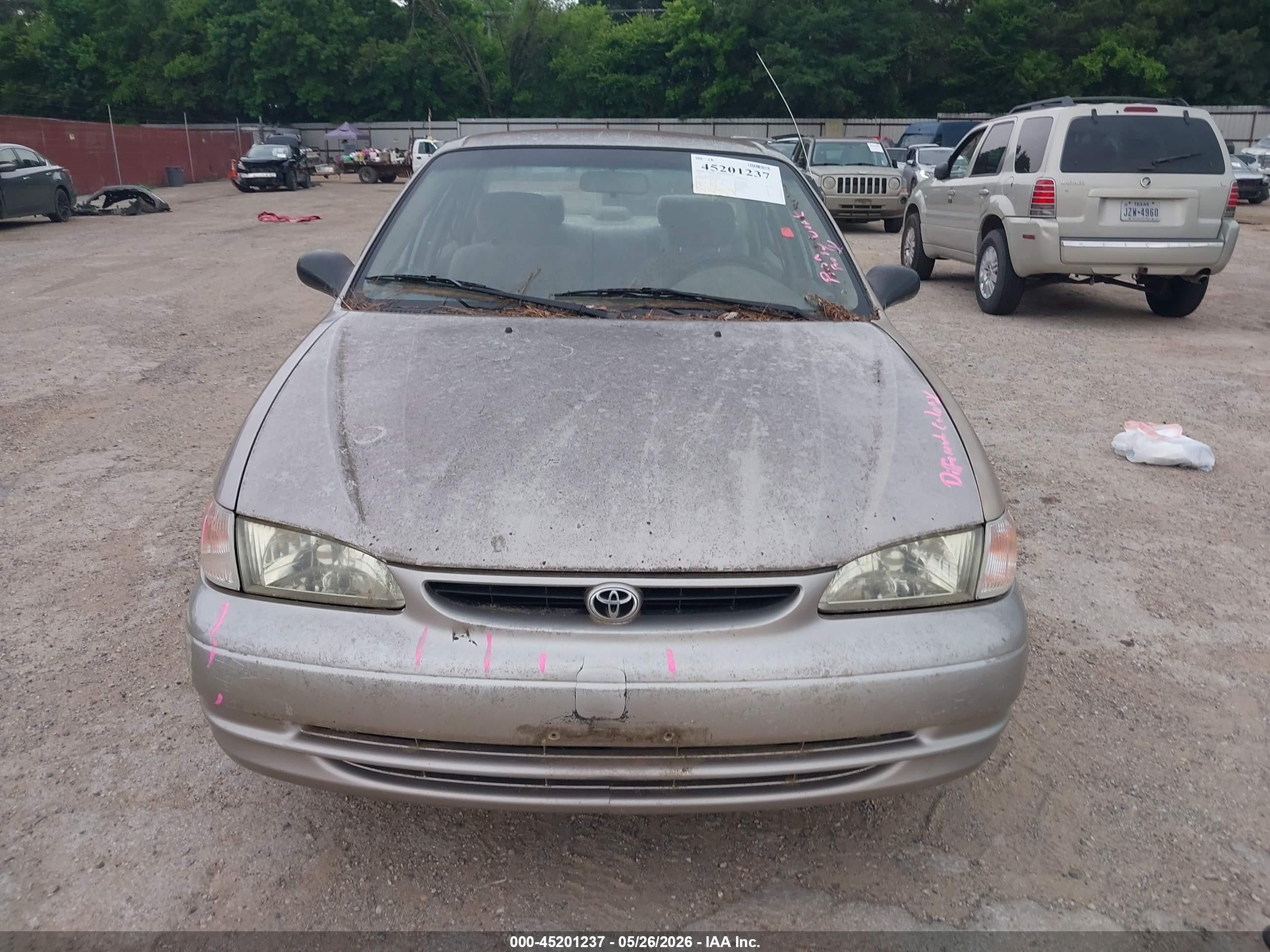 1999 Toyota Corolla Ce Tan vin: 2T1BR12E5XC175048