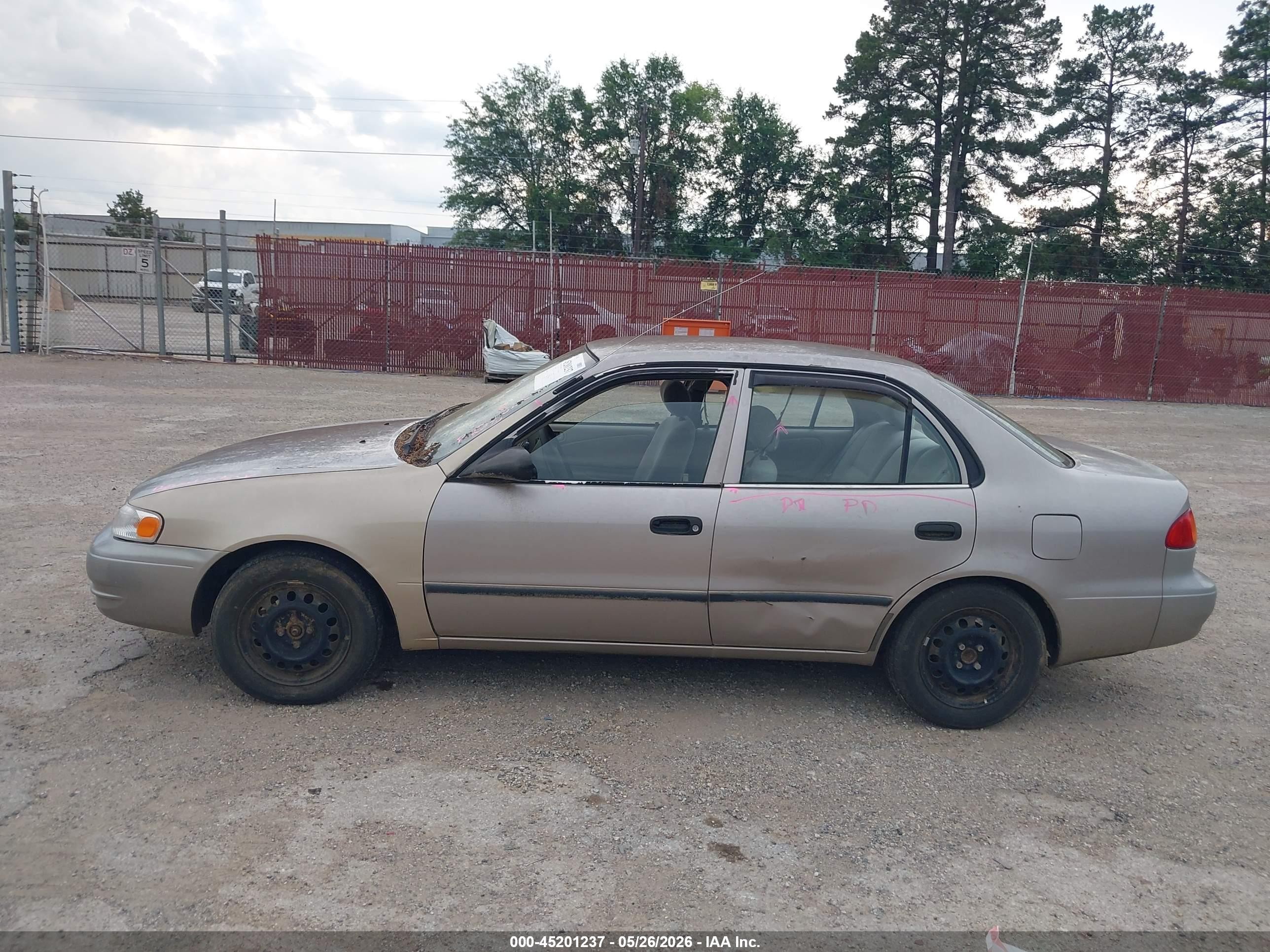 1999 Toyota Corolla Ce Tan vin: 2T1BR12E5XC175048