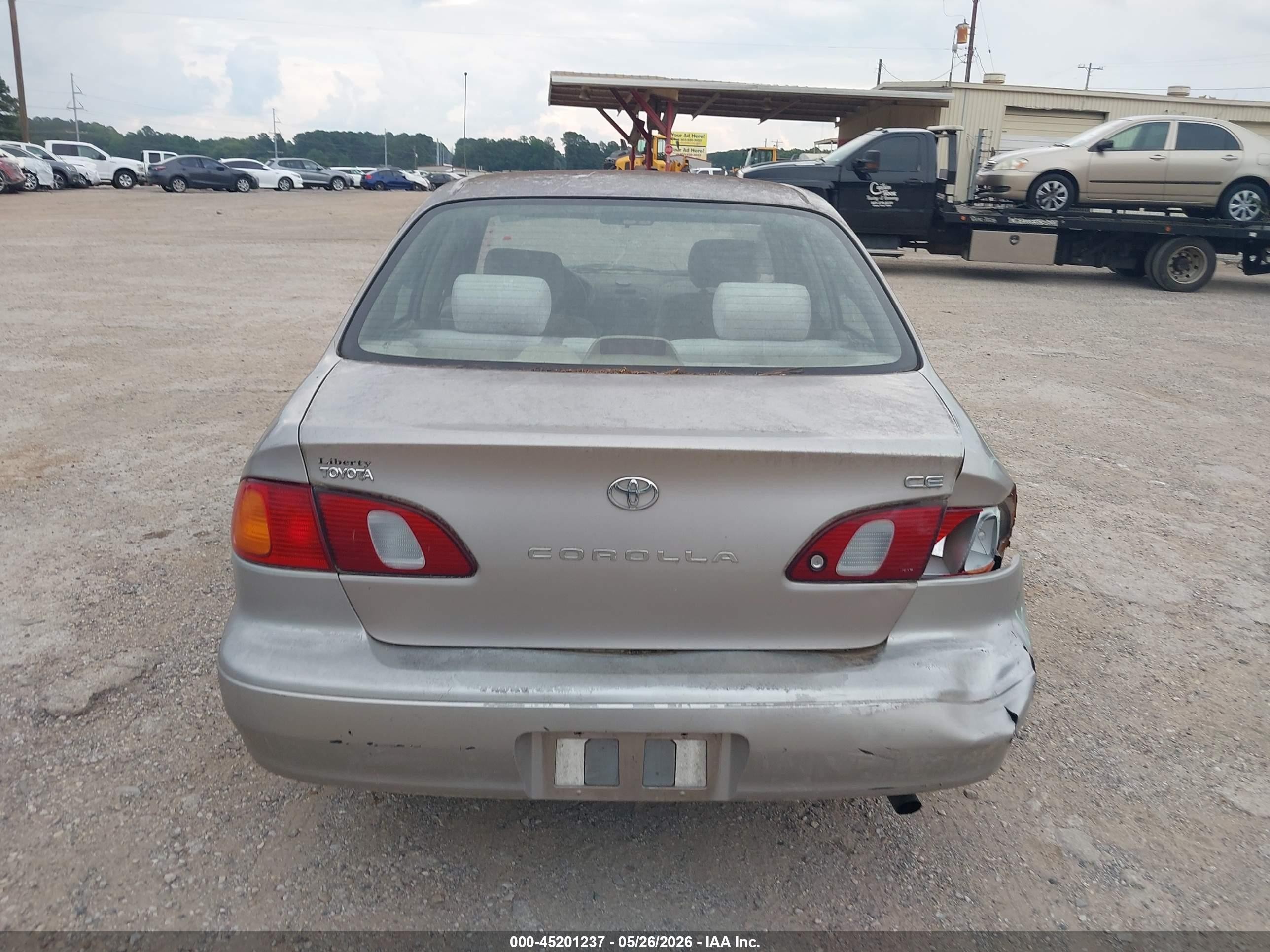 1999 Toyota Corolla Ce Tan vin: 2T1BR12E5XC175048