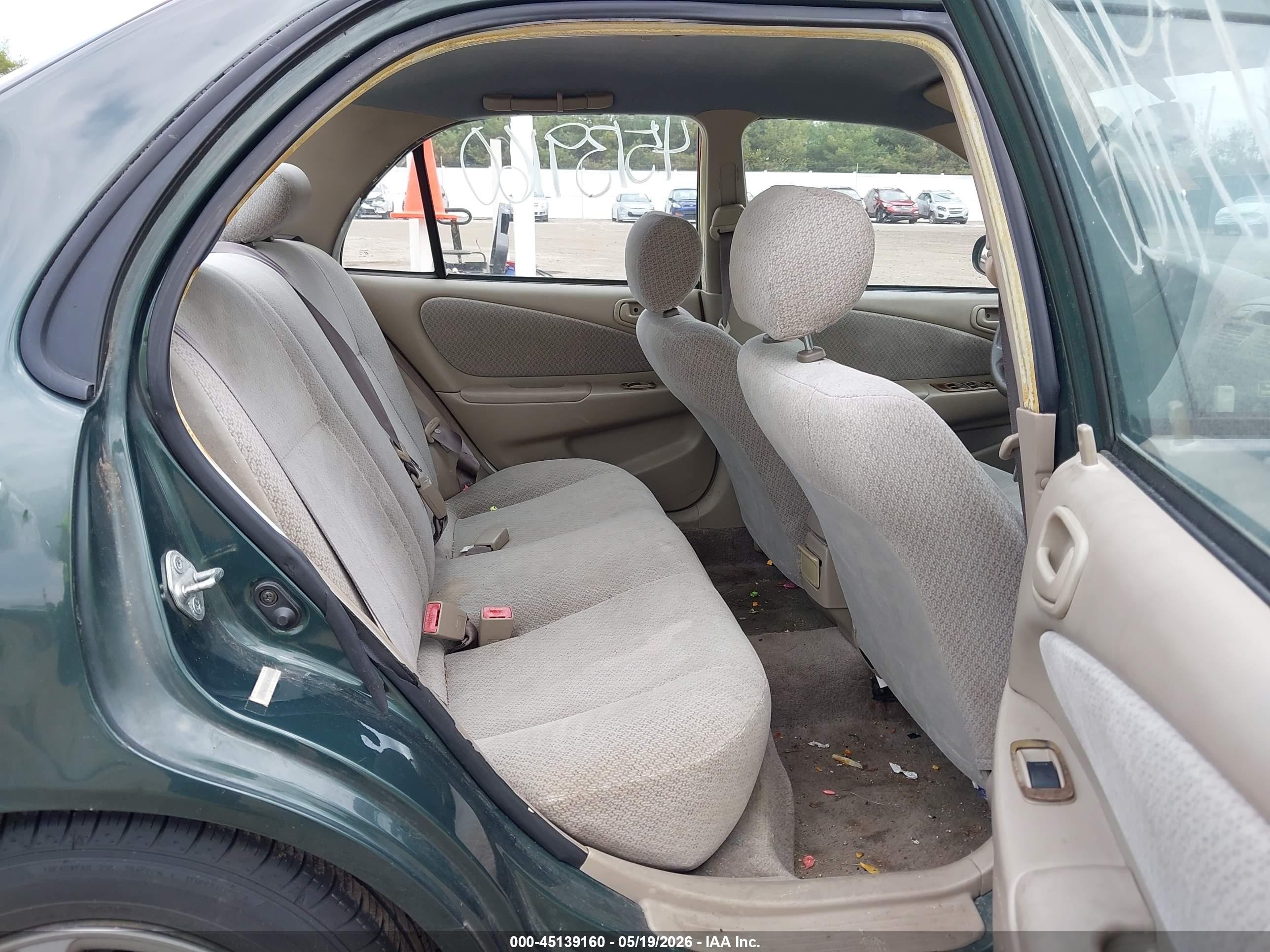 2000 Toyota Corolla Ve/ce/le Green vin: 2T1BR12E5YC292372