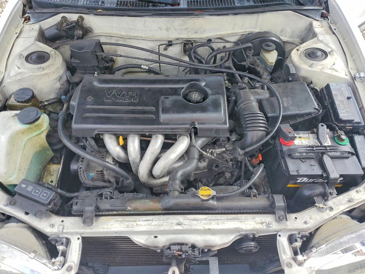 2000 Toyota Corolla Ve White vin: 2T1BR12E5YC302592