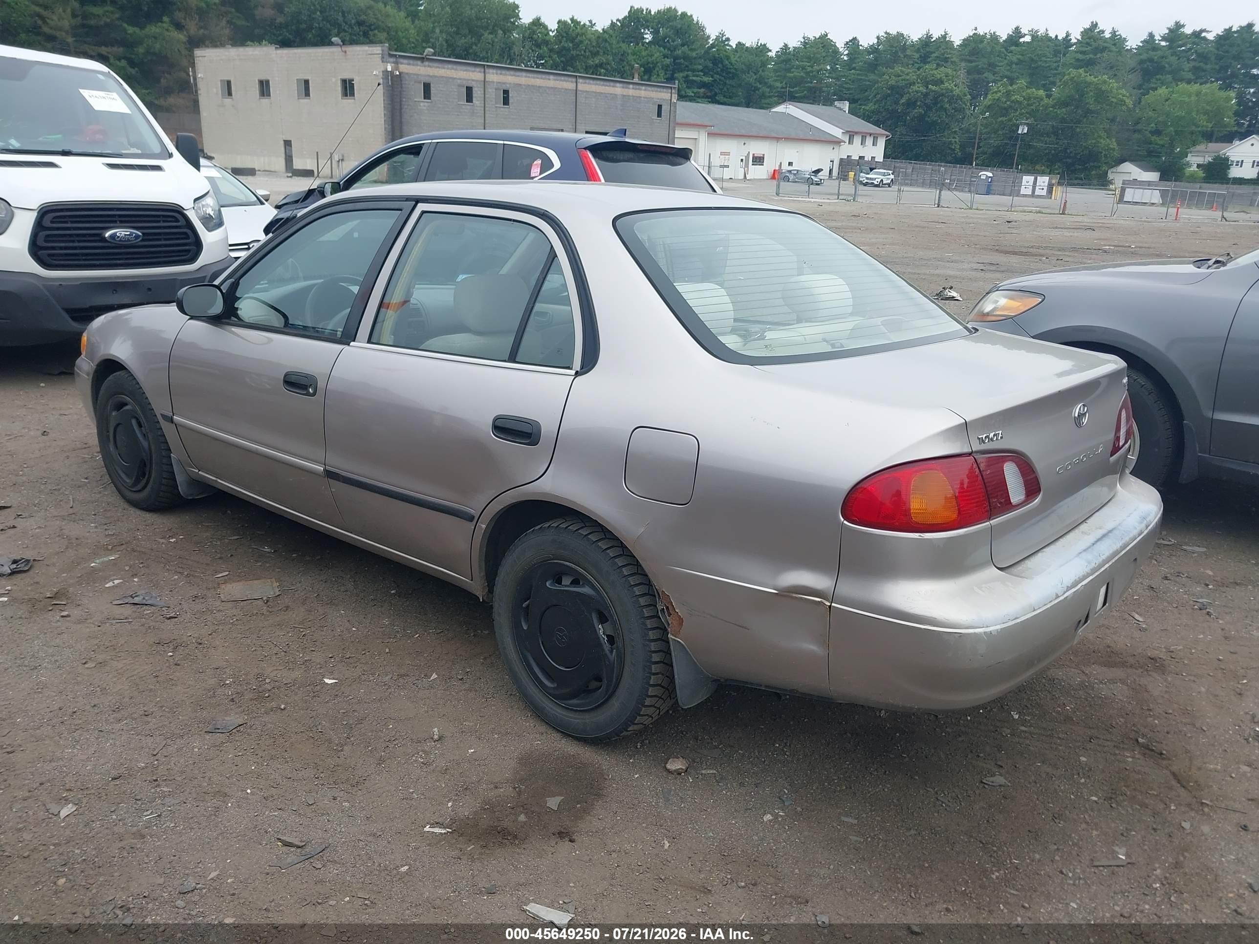 2000 Toyota Corolla Ce Gold vin: 2T1BR12E5YC356667