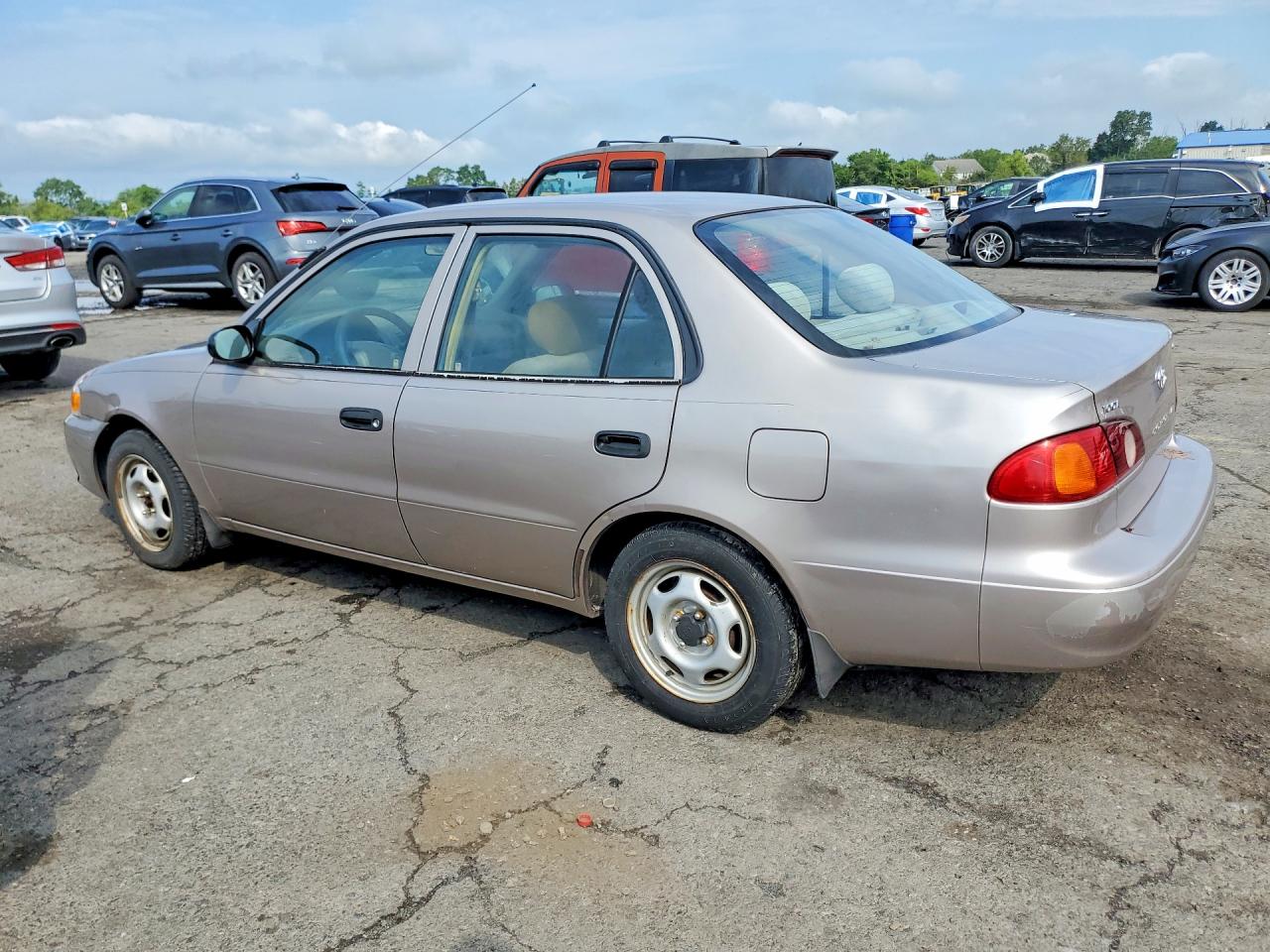 2001 Toyota Corolla Ce Tan vin: 2T1BR12E61C392034