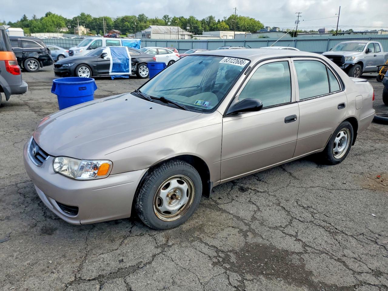 2001 Toyota Corolla Ce Tan vin: 2T1BR12E61C392034