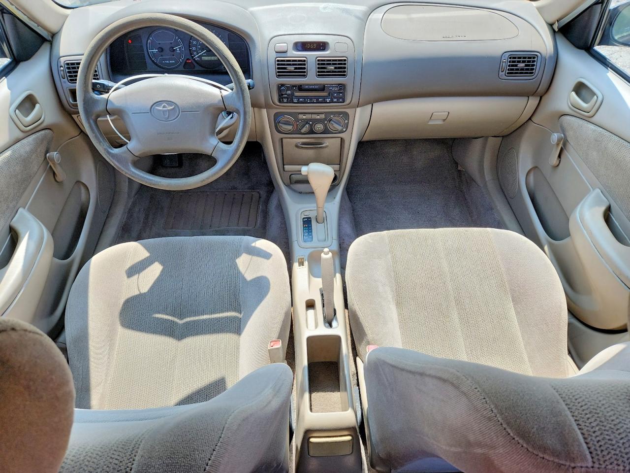 2001 Toyota Corolla Ce Black vin: 2T1BR12E61C401105