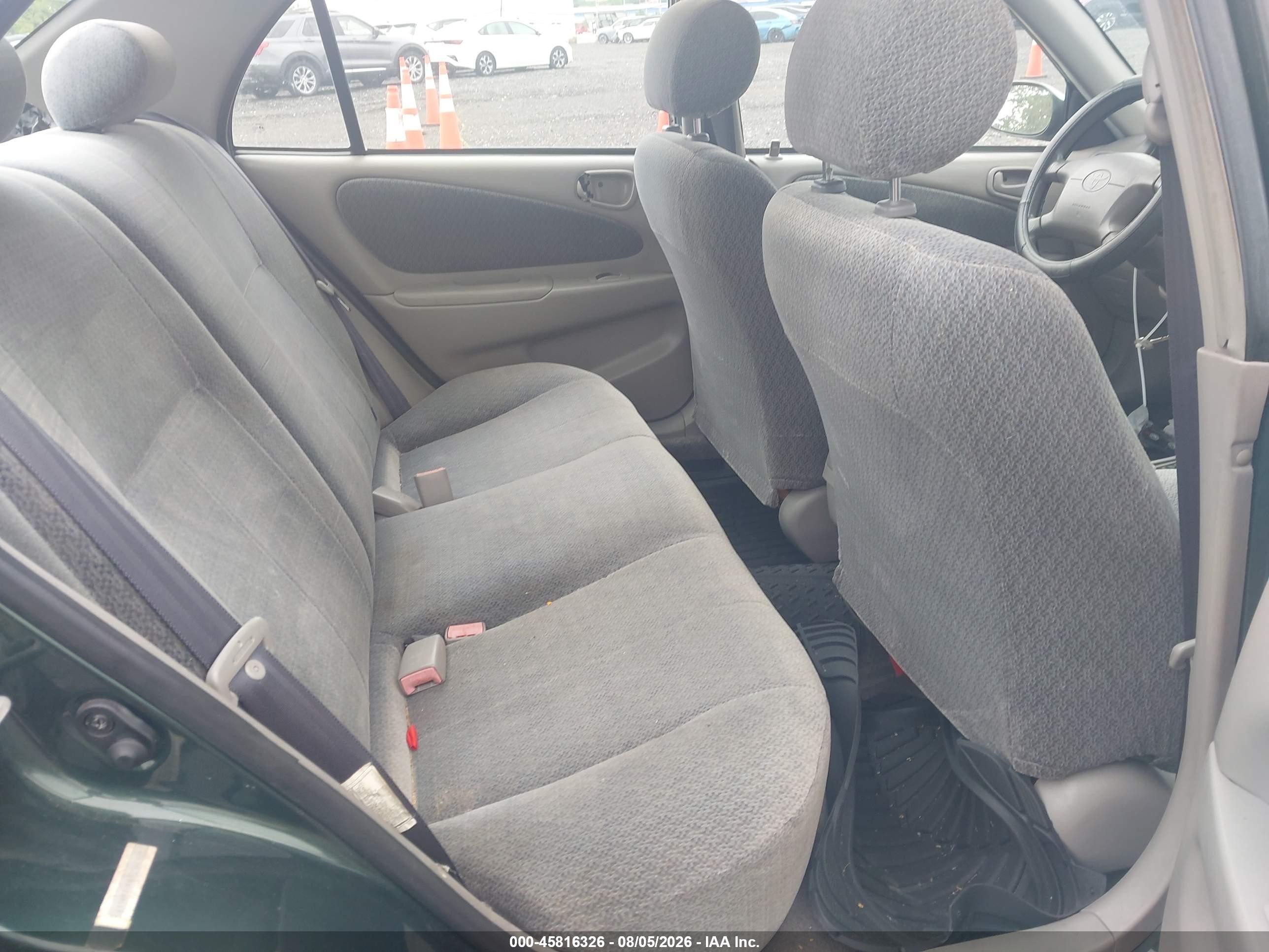 2001 Toyota Corolla Le Green vin: 2T1BR12E61C507120