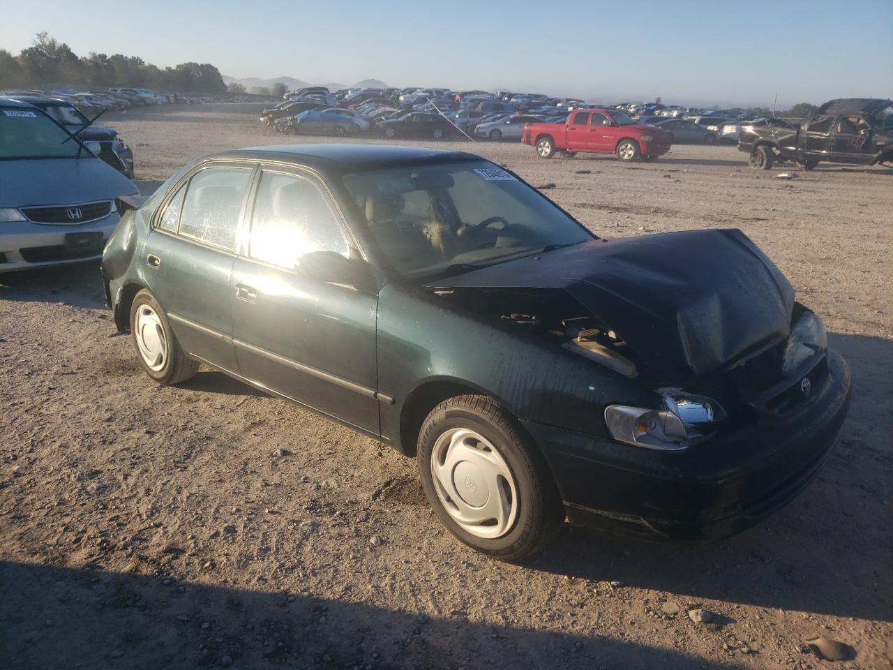 1999 Toyota Corolla Ve Green vin: 2T1BR12E6XC183403