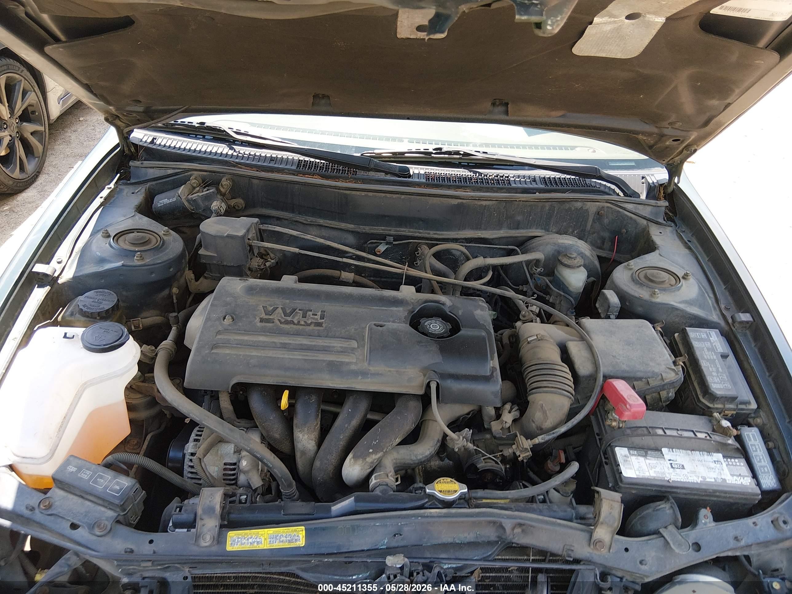 2000 Toyota Corolla Ce Зеленый vin: 2T1BR12E6YC266380