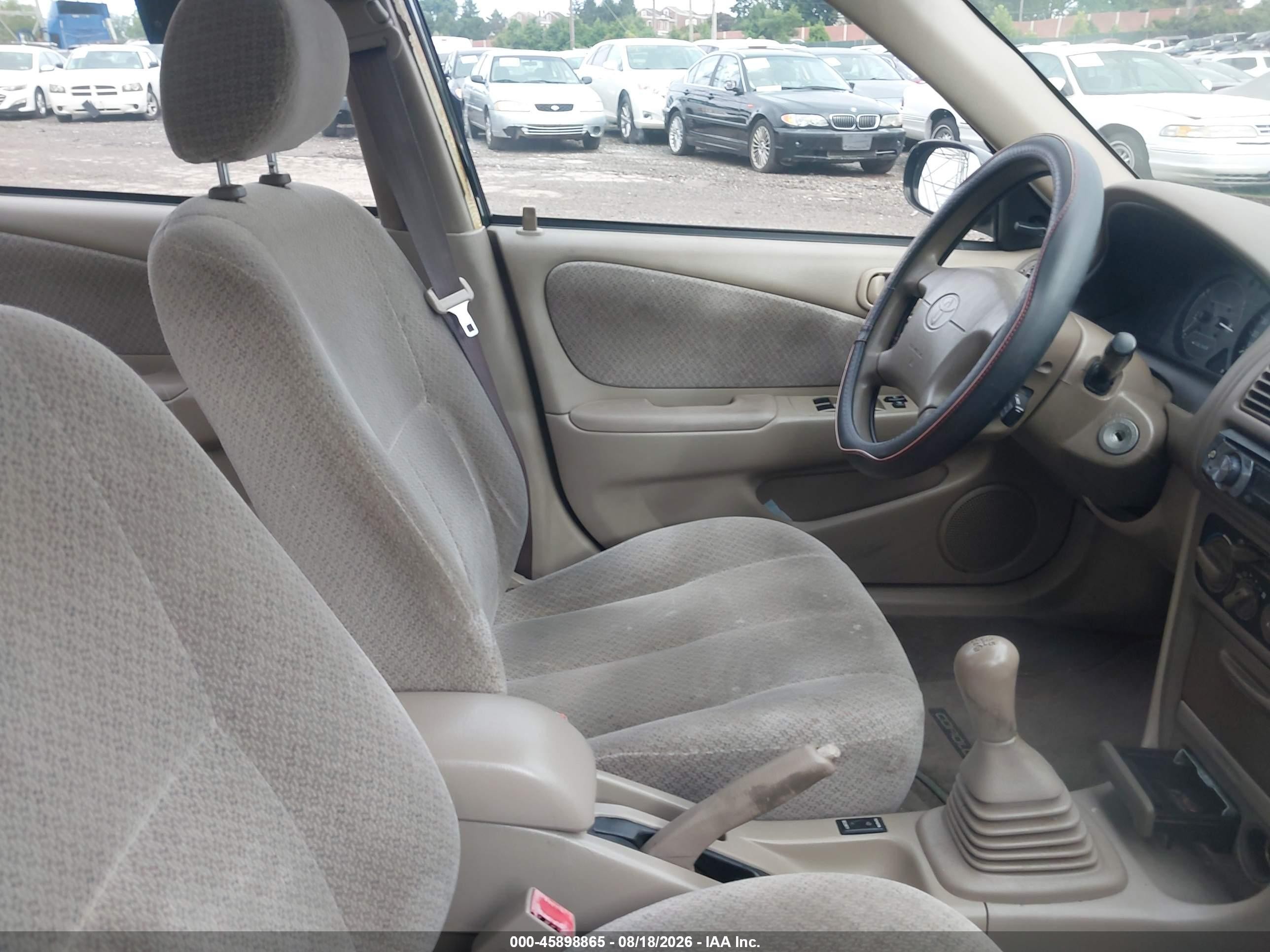 2000 Toyota Corolla Ce Green vin: 2T1BR12E6YC272213