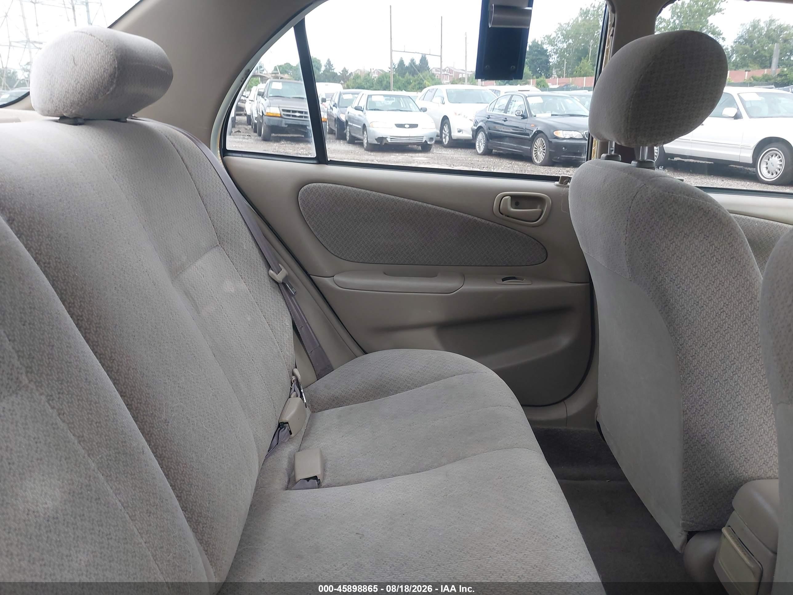 2000 Toyota Corolla Ce Green vin: 2T1BR12E6YC272213