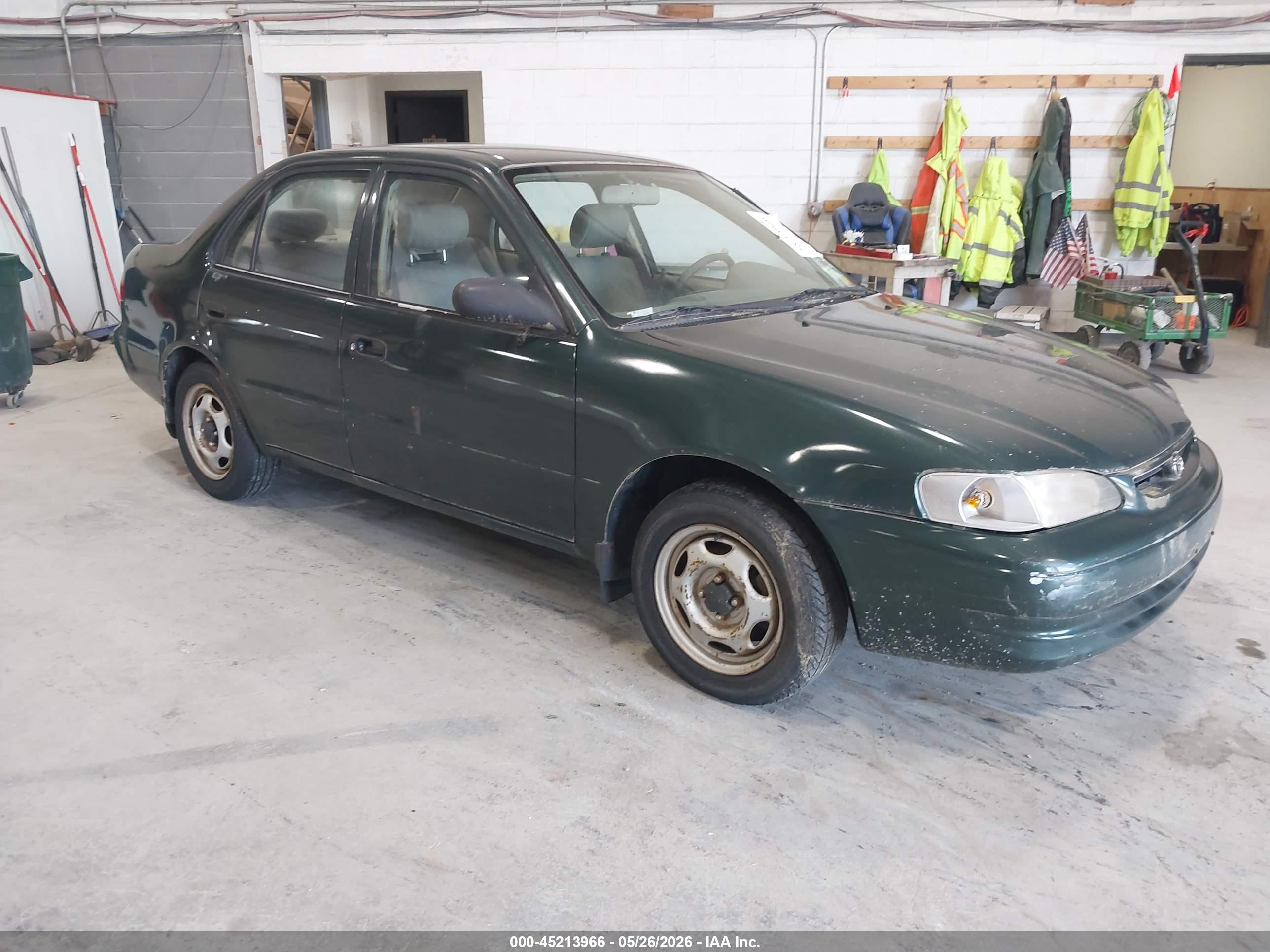 2000 Toyota Corolla Ve Зеленый vin: 2T1BR12E6YC279890