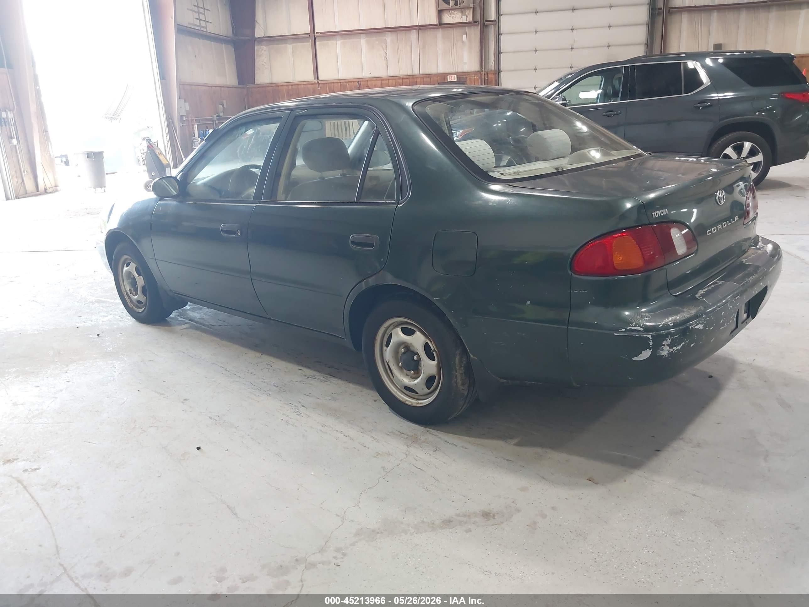 2000 Toyota Corolla Ve Зеленый vin: 2T1BR12E6YC279890