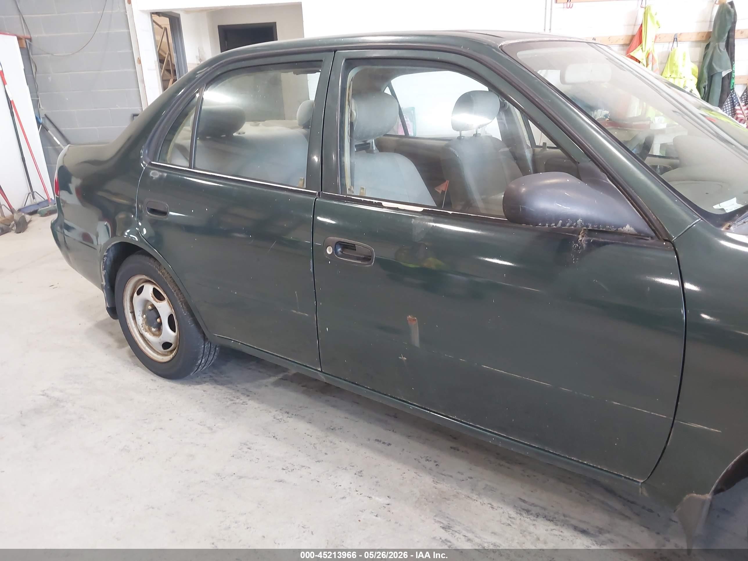 2000 Toyota Corolla Ve Зеленый vin: 2T1BR12E6YC279890