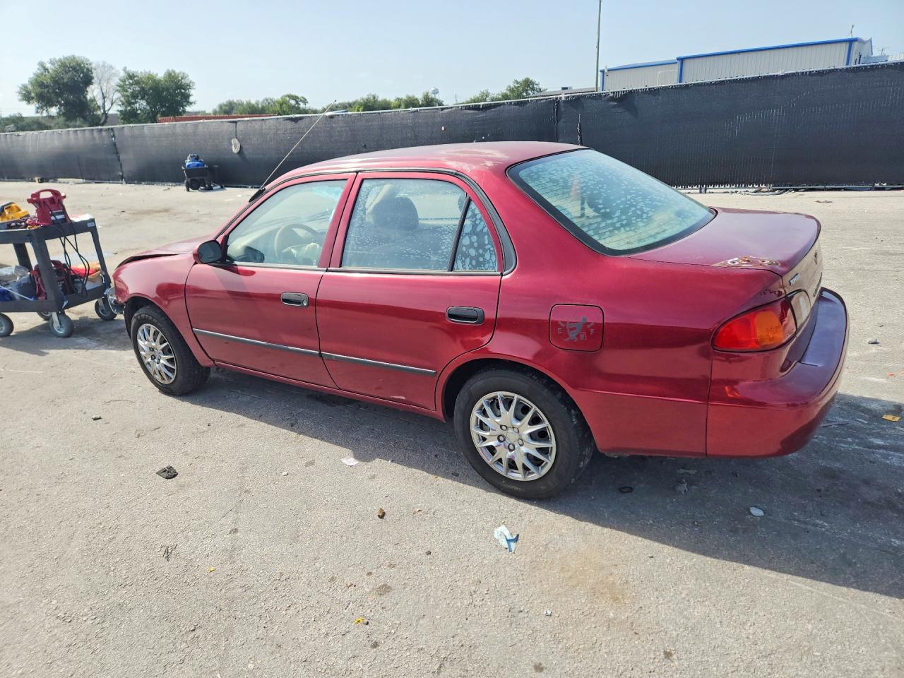 2000 Toyota Corolla Ve Red vin: 2T1BR12E6YC375180