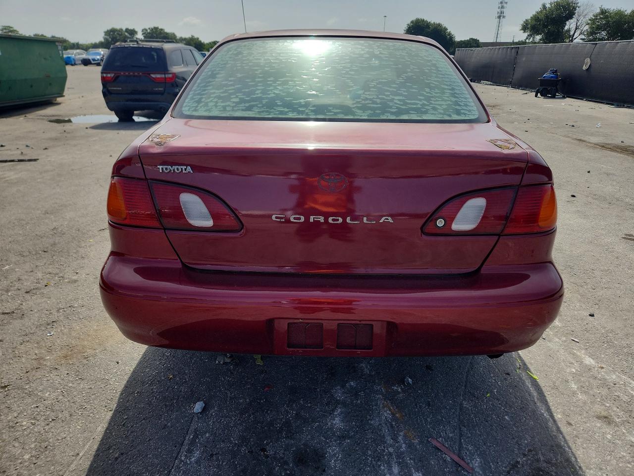 2000 Toyota Corolla Ve Red vin: 2T1BR12E6YC375180