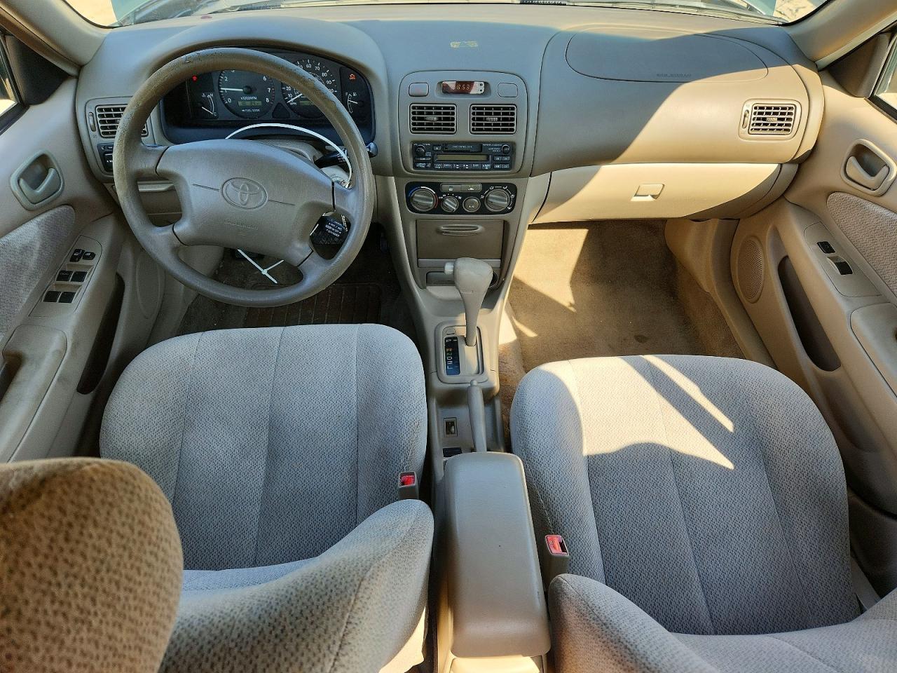 2001 Toyota Corolla Le Green vin: 2T1BR12E71C444965