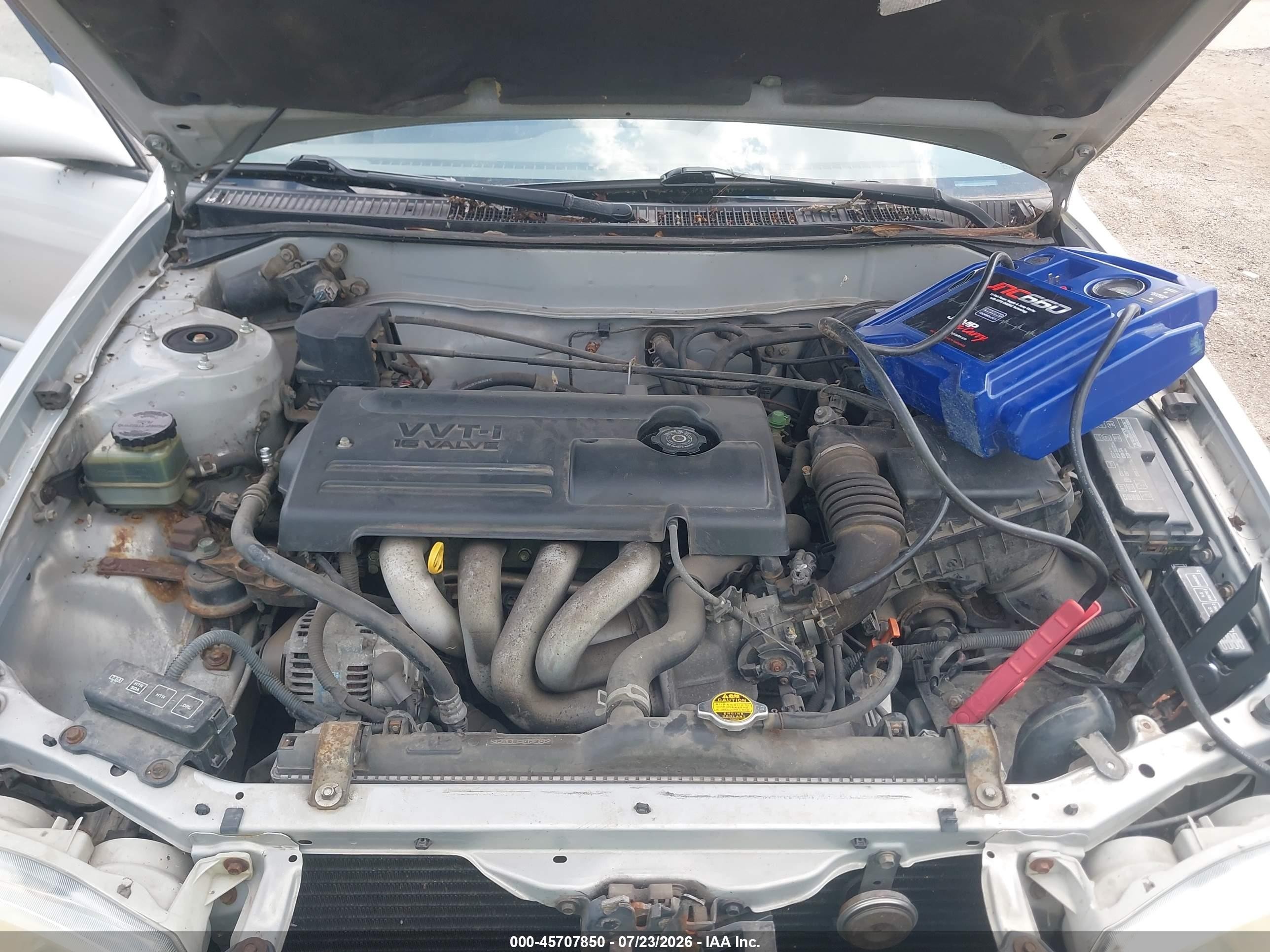 2002 Toyota Corolla Le Серый vin: 2T1BR12E72C562936