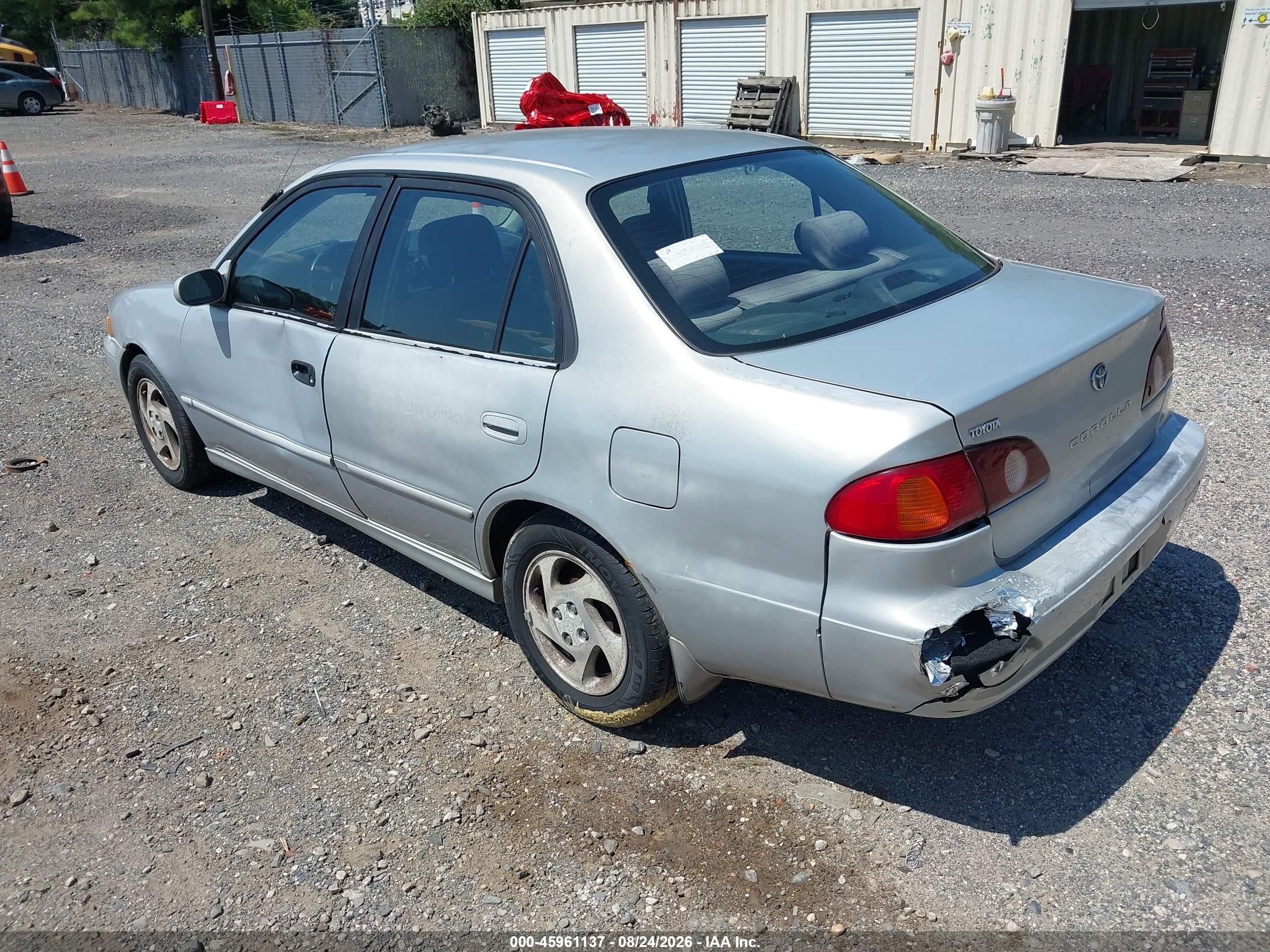 2002 Toyota Corolla S Silver vin: 2T1BR12E72C577694