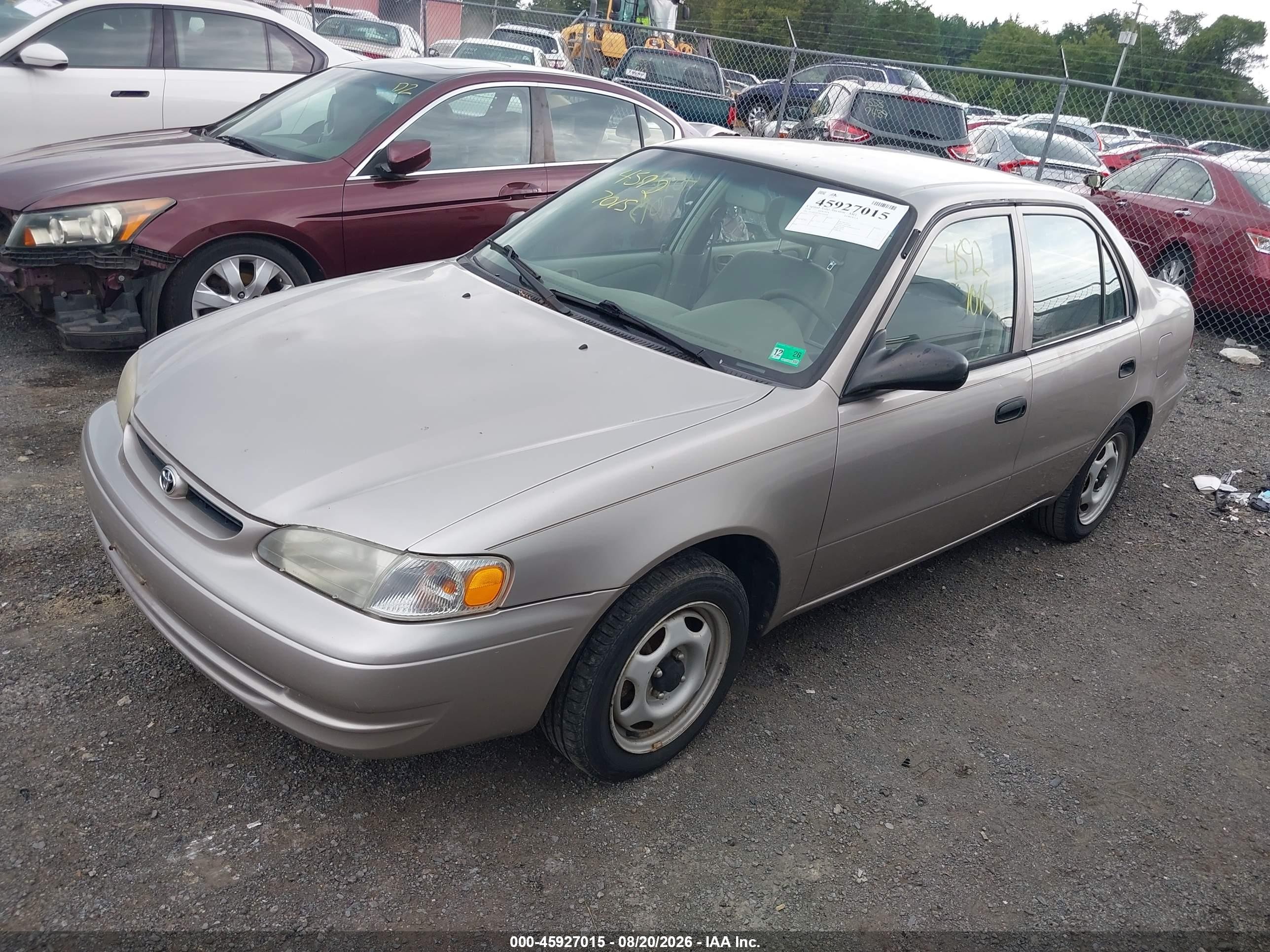 1998 Toyota Corolla Ve Gold vin: 2T1BR12E7WC063298