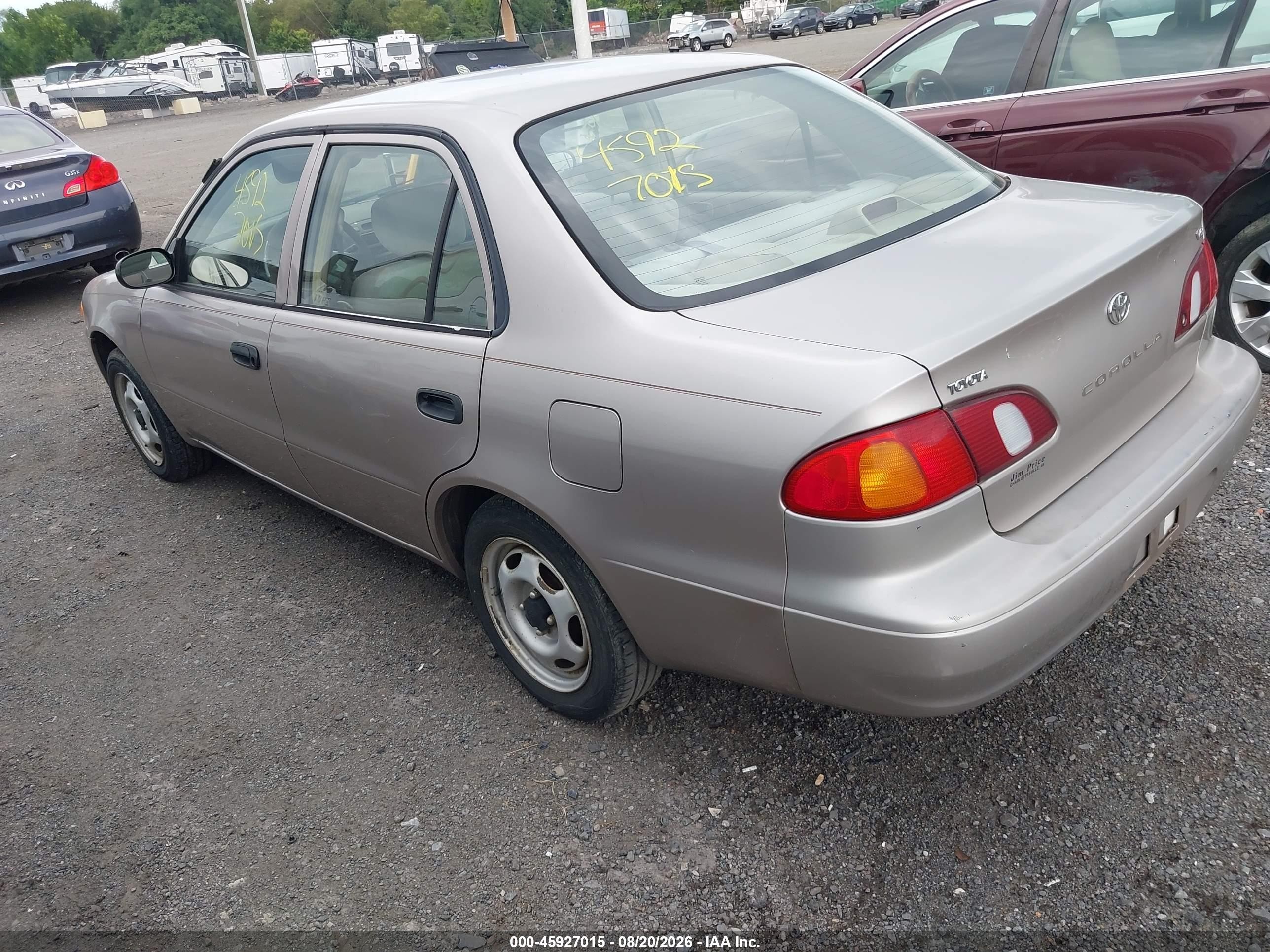 1998 Toyota Corolla Ve Gold vin: 2T1BR12E7WC063298