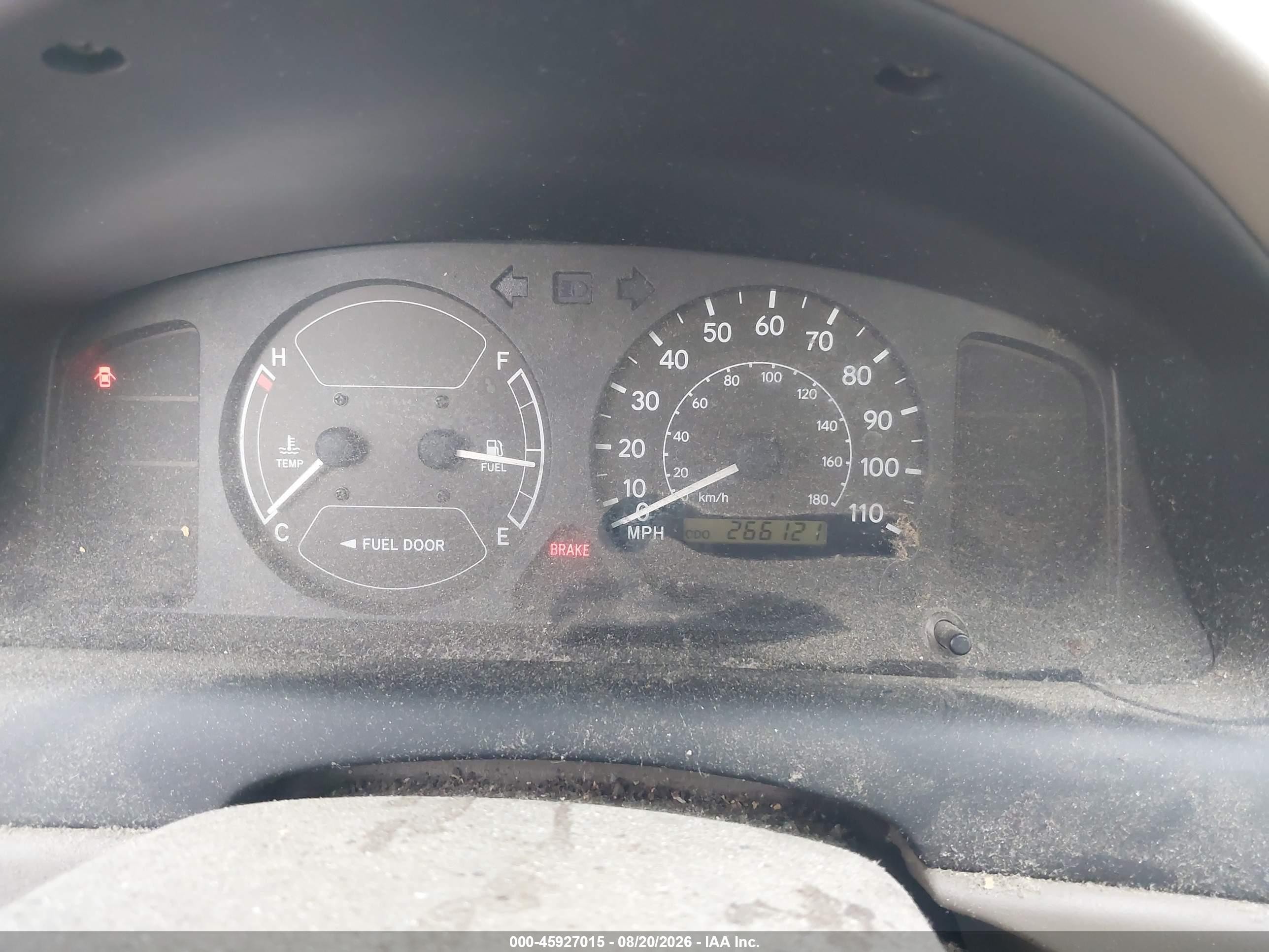 1998 Toyota Corolla Ve Gold vin: 2T1BR12E7WC063298