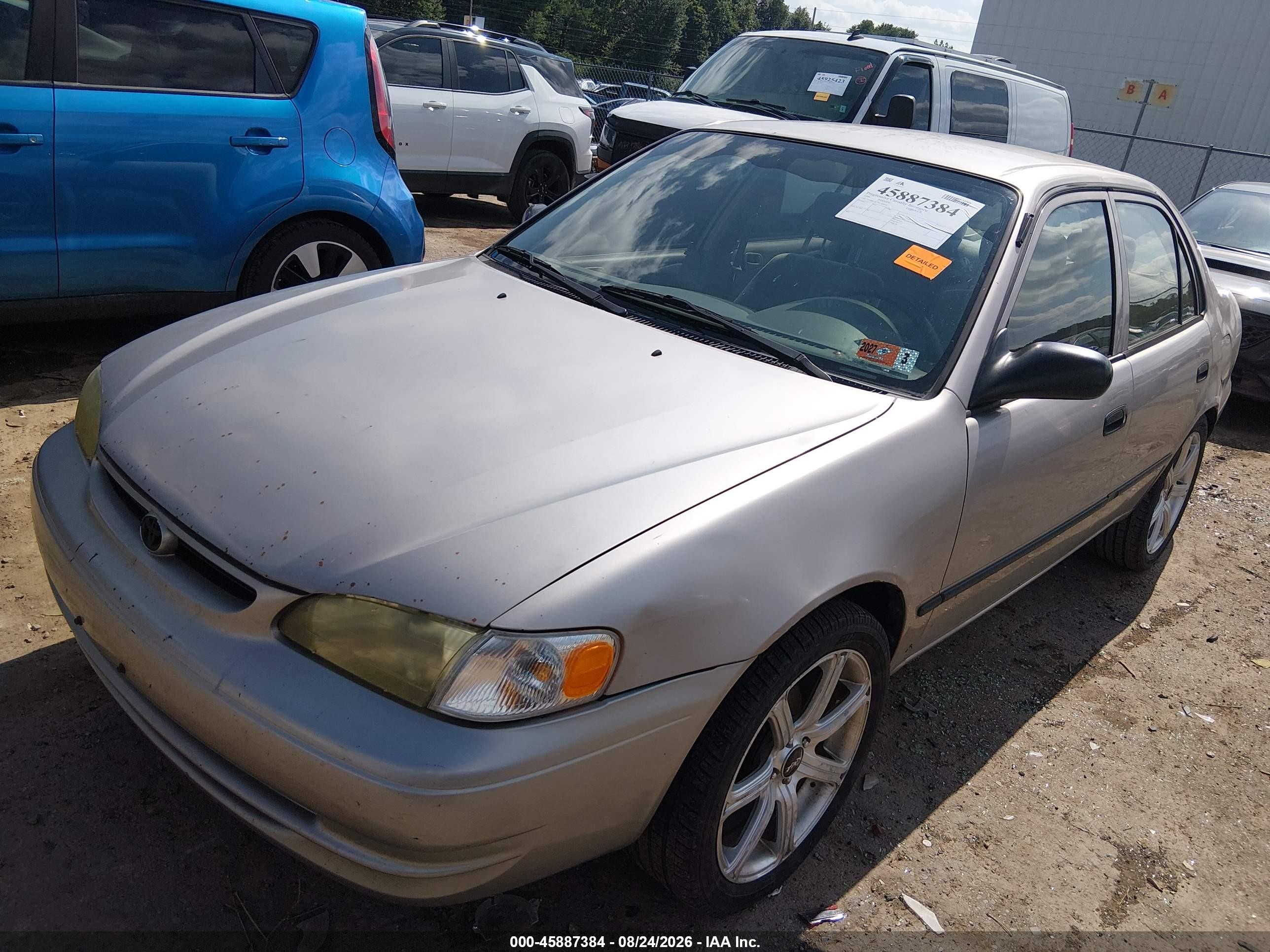1999 Toyota Corolla Ce Champagne vin: 2T1BR12E7XC104014