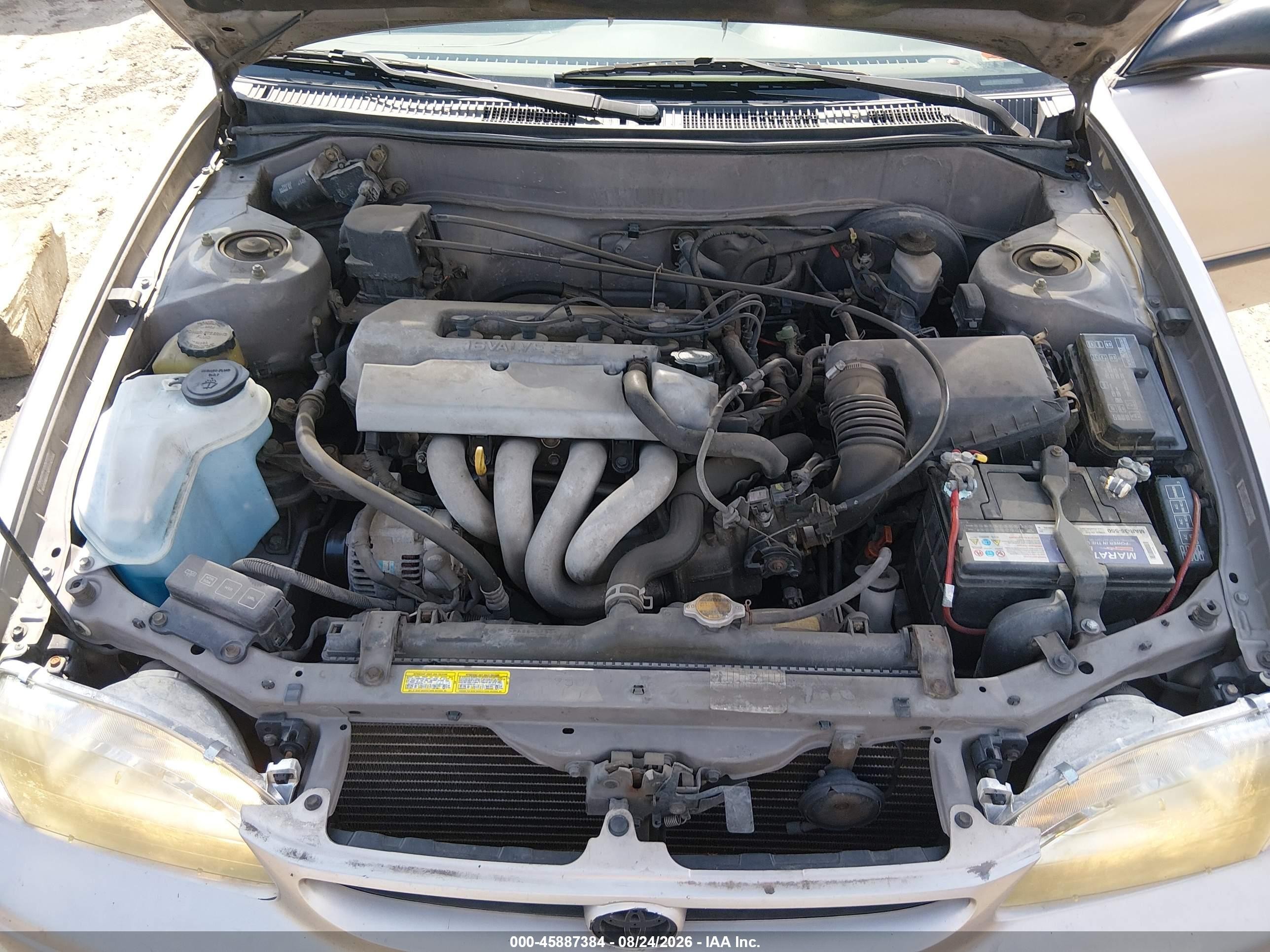 1999 Toyota Corolla Ce Champagne vin: 2T1BR12E7XC104014
