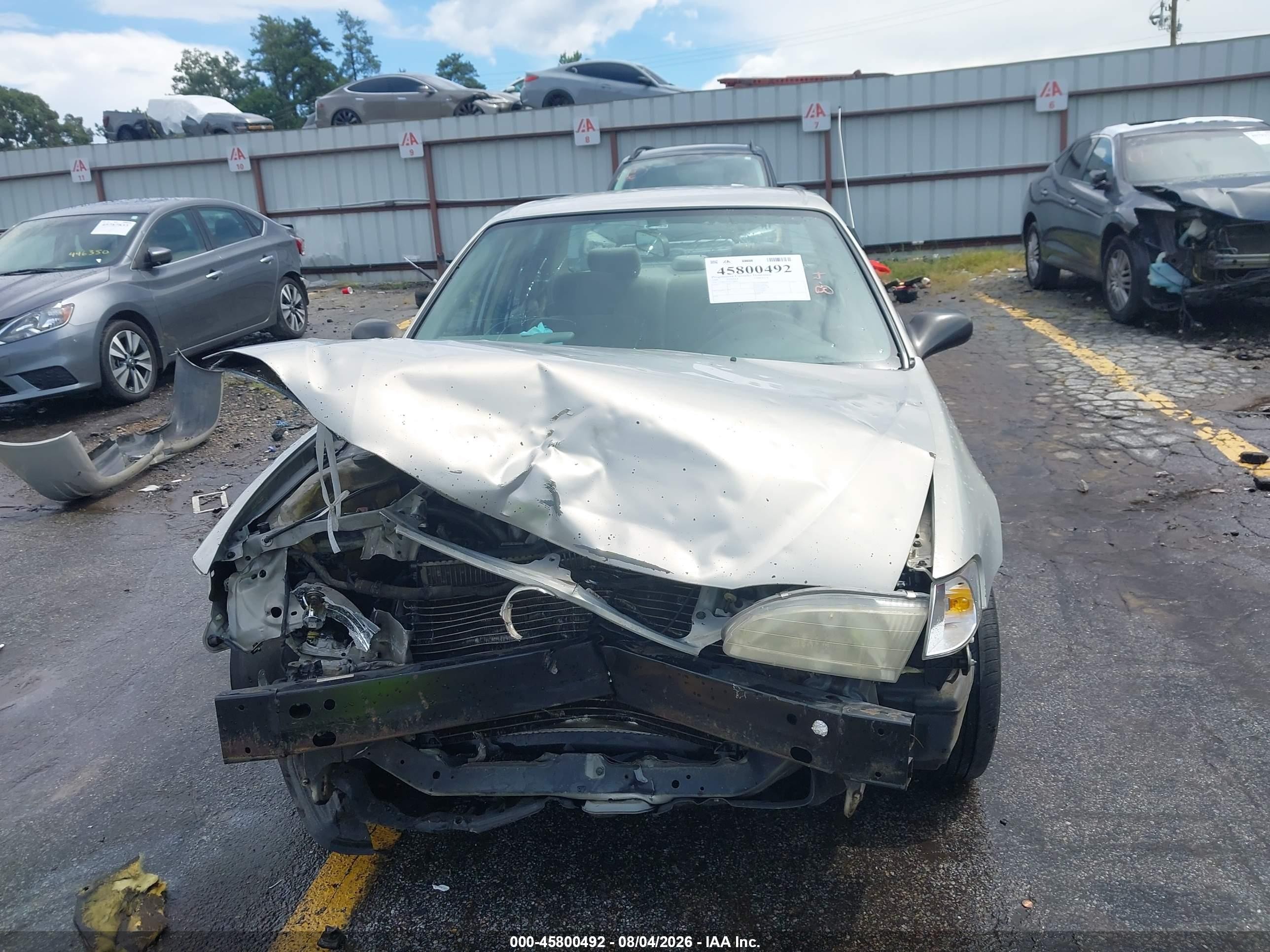 1999 Toyota Corolla Ce Silver vin: 2T1BR12E7XC248291