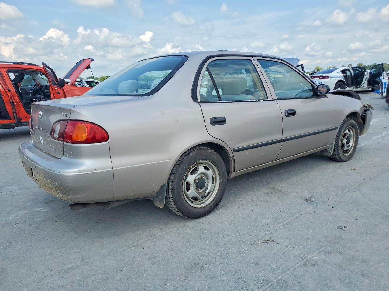 2000 Toyota Corolla Ve Gray vin: 2T1BR12E7YC294687