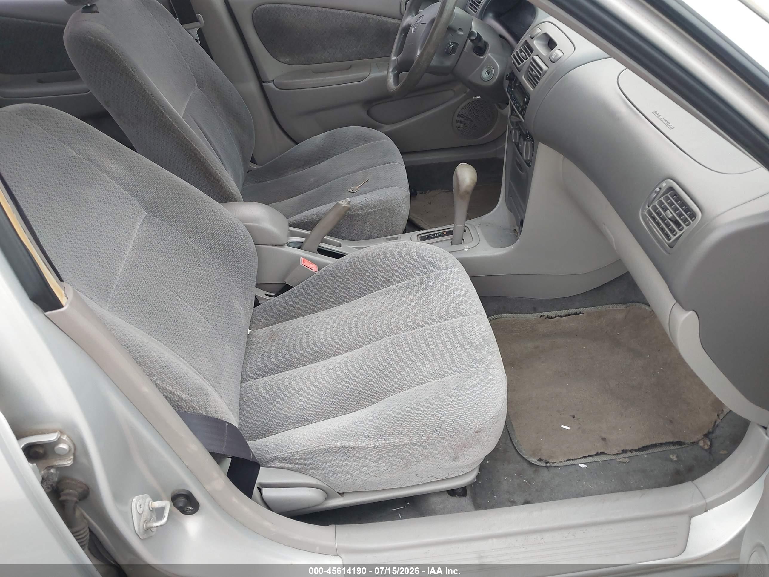 2000 Toyota Corolla Ce Tan vin: 2T1BR12E7YC339093