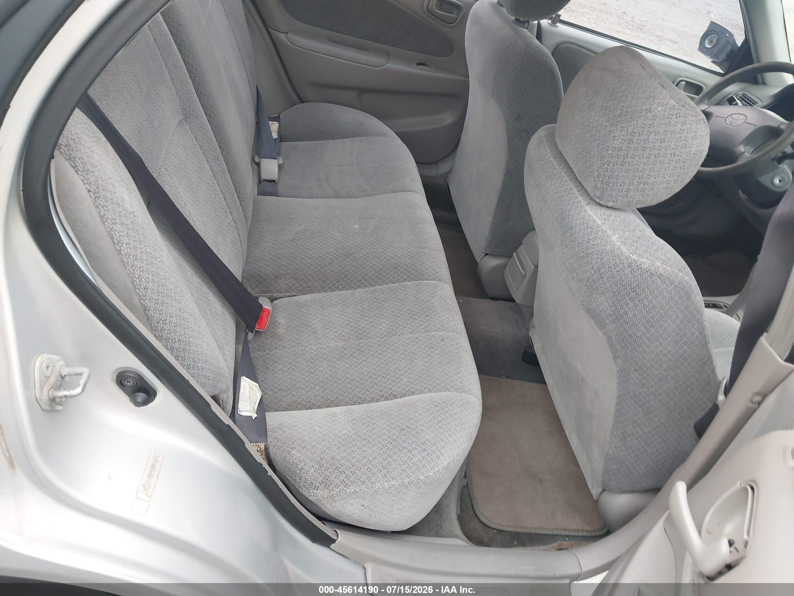 2000 Toyota Corolla Ce Tan vin: 2T1BR12E7YC339093