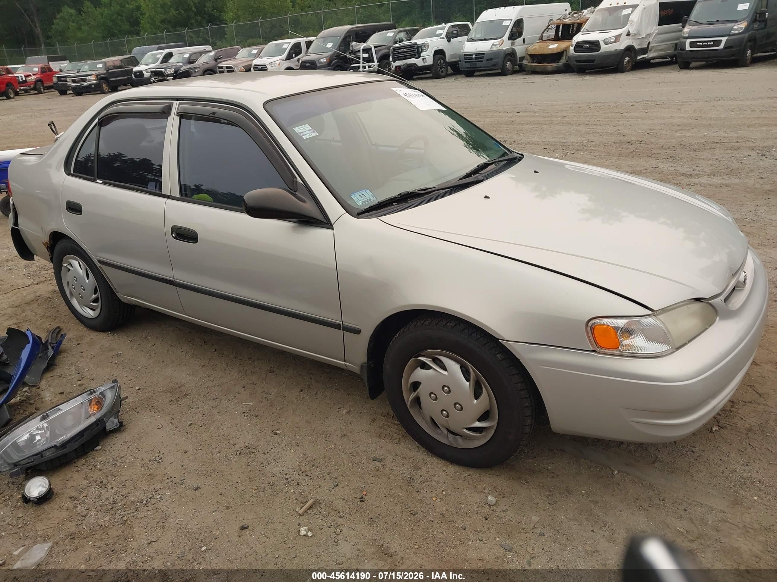 2000 Toyota Corolla Ce Tan vin: 2T1BR12E7YC339093
