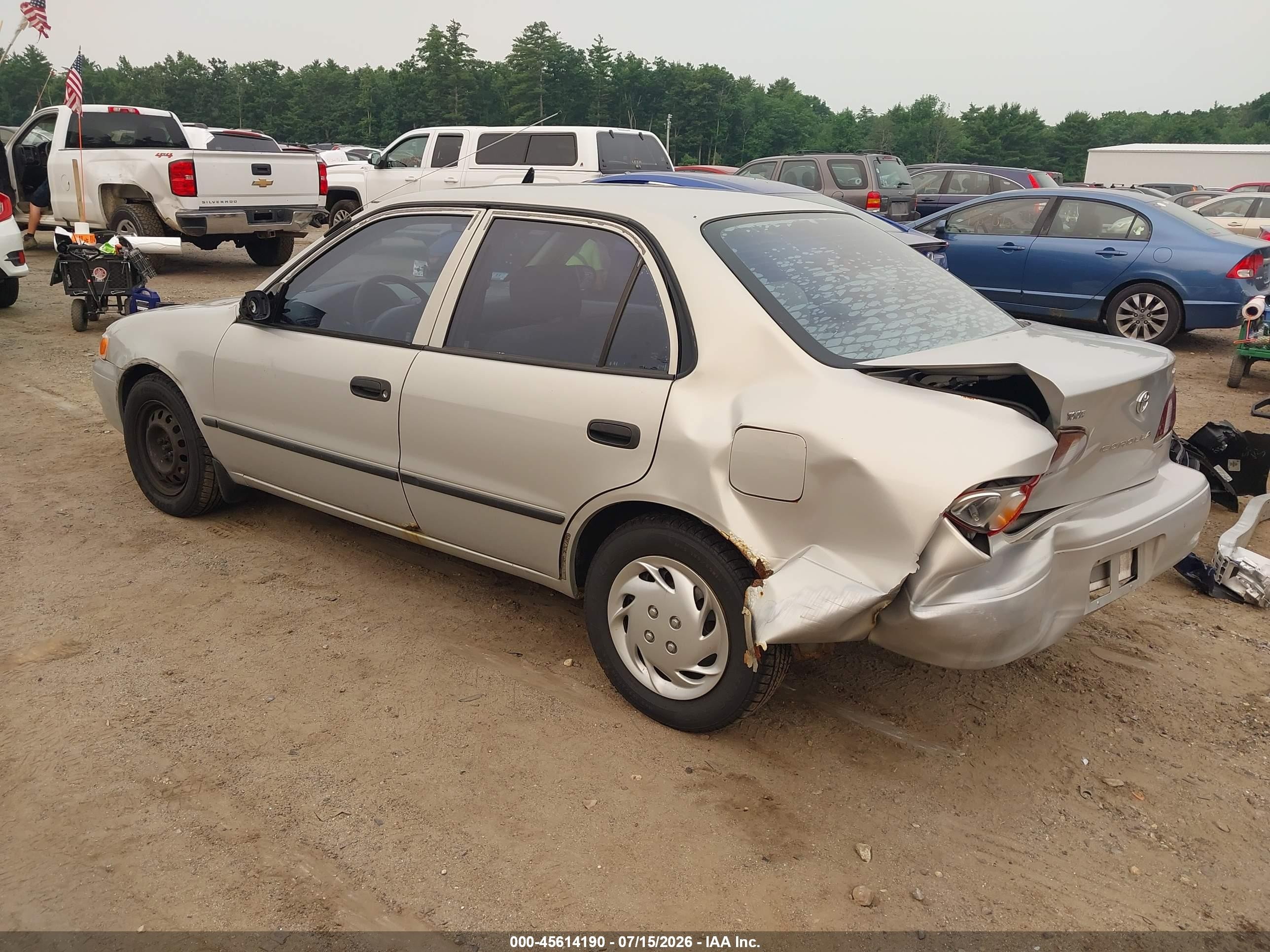 2000 Toyota Corolla Ce Tan vin: 2T1BR12E7YC339093