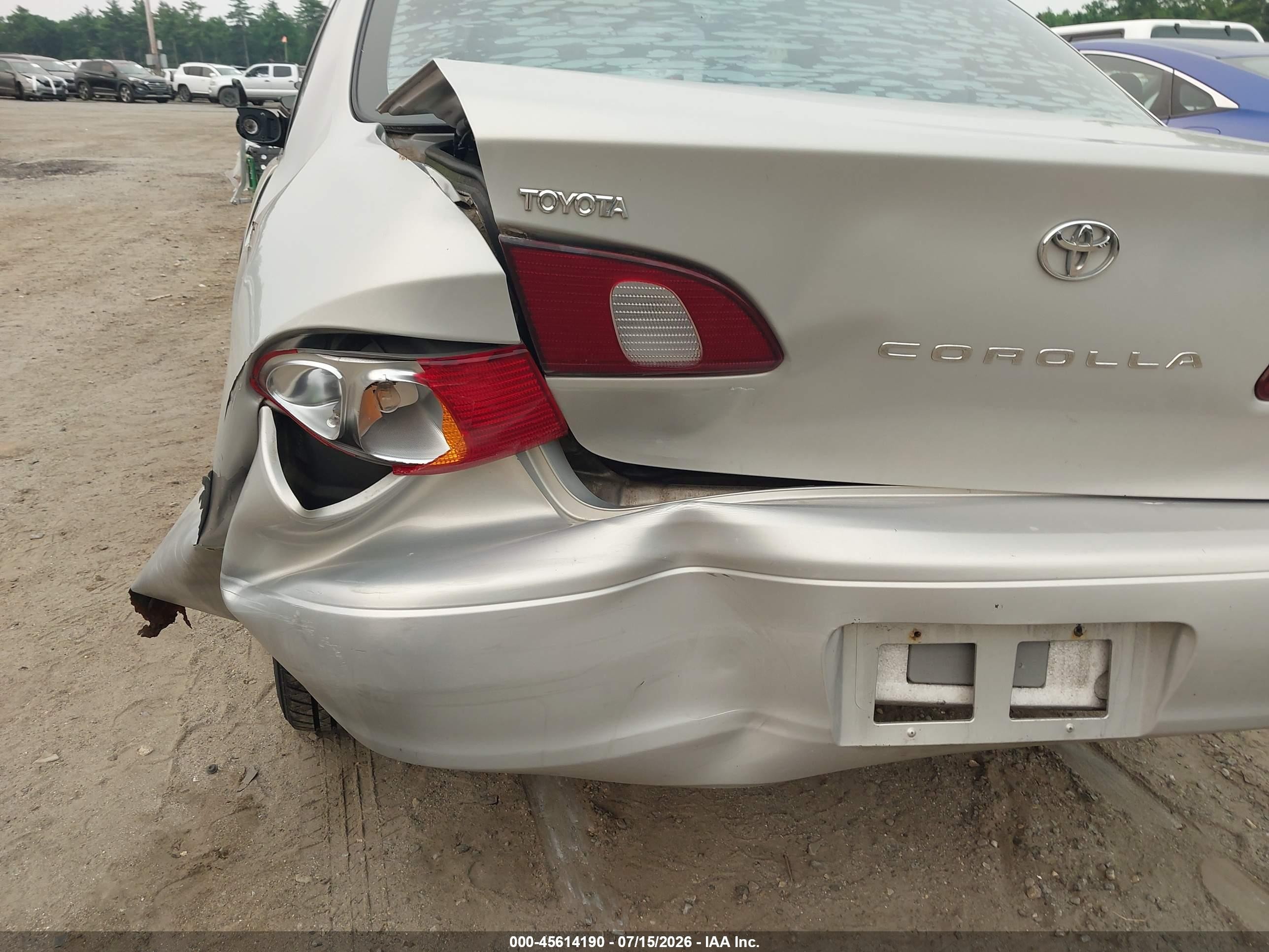 2000 Toyota Corolla Ce Tan vin: 2T1BR12E7YC339093