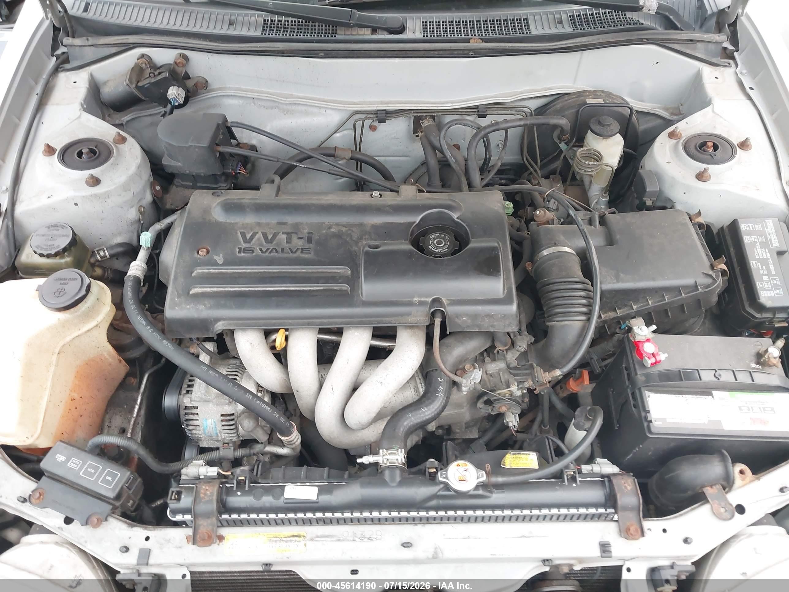 2000 Toyota Corolla Ce Tan vin: 2T1BR12E7YC339093