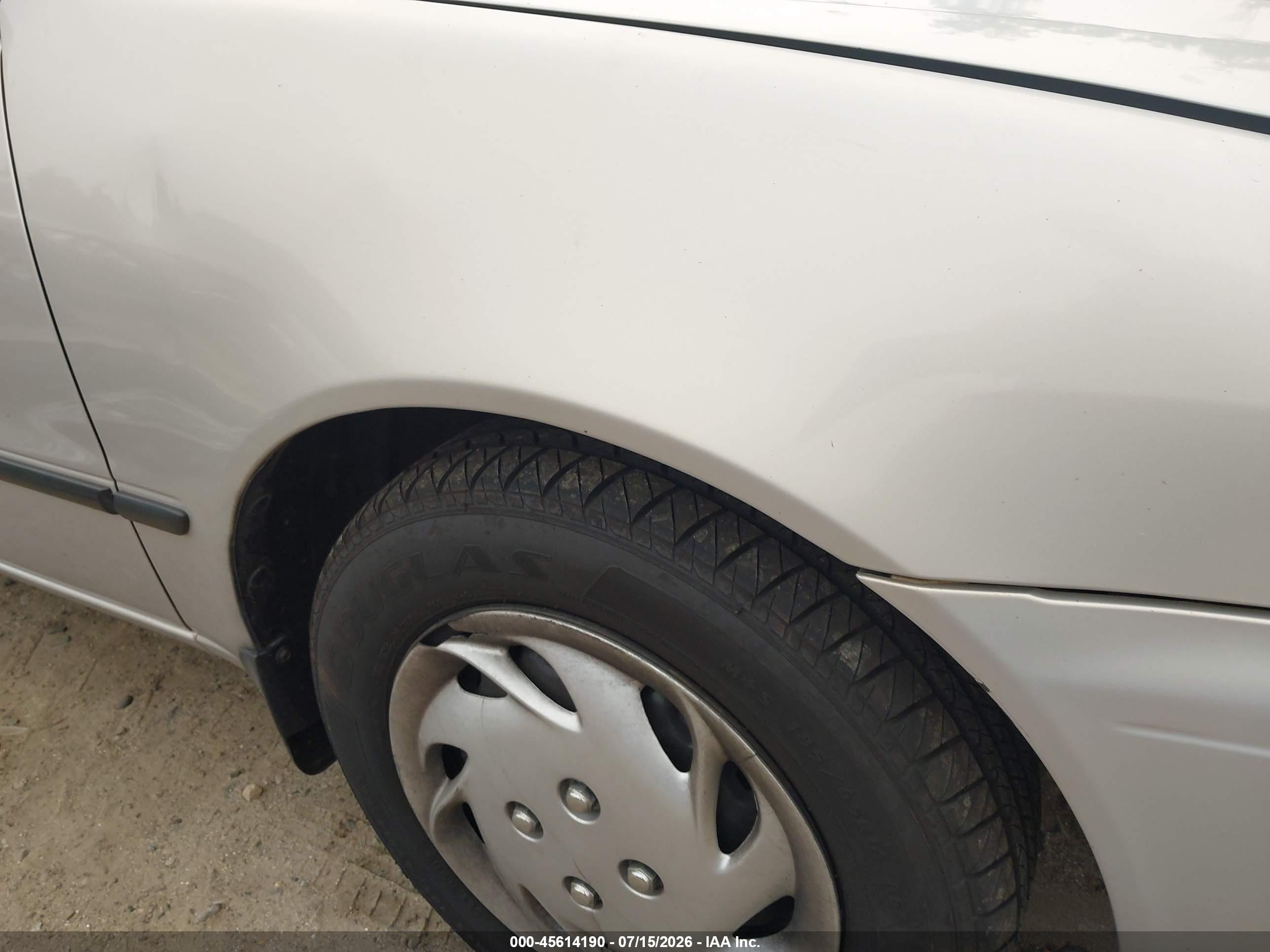 2000 Toyota Corolla Ce Tan vin: 2T1BR12E7YC339093