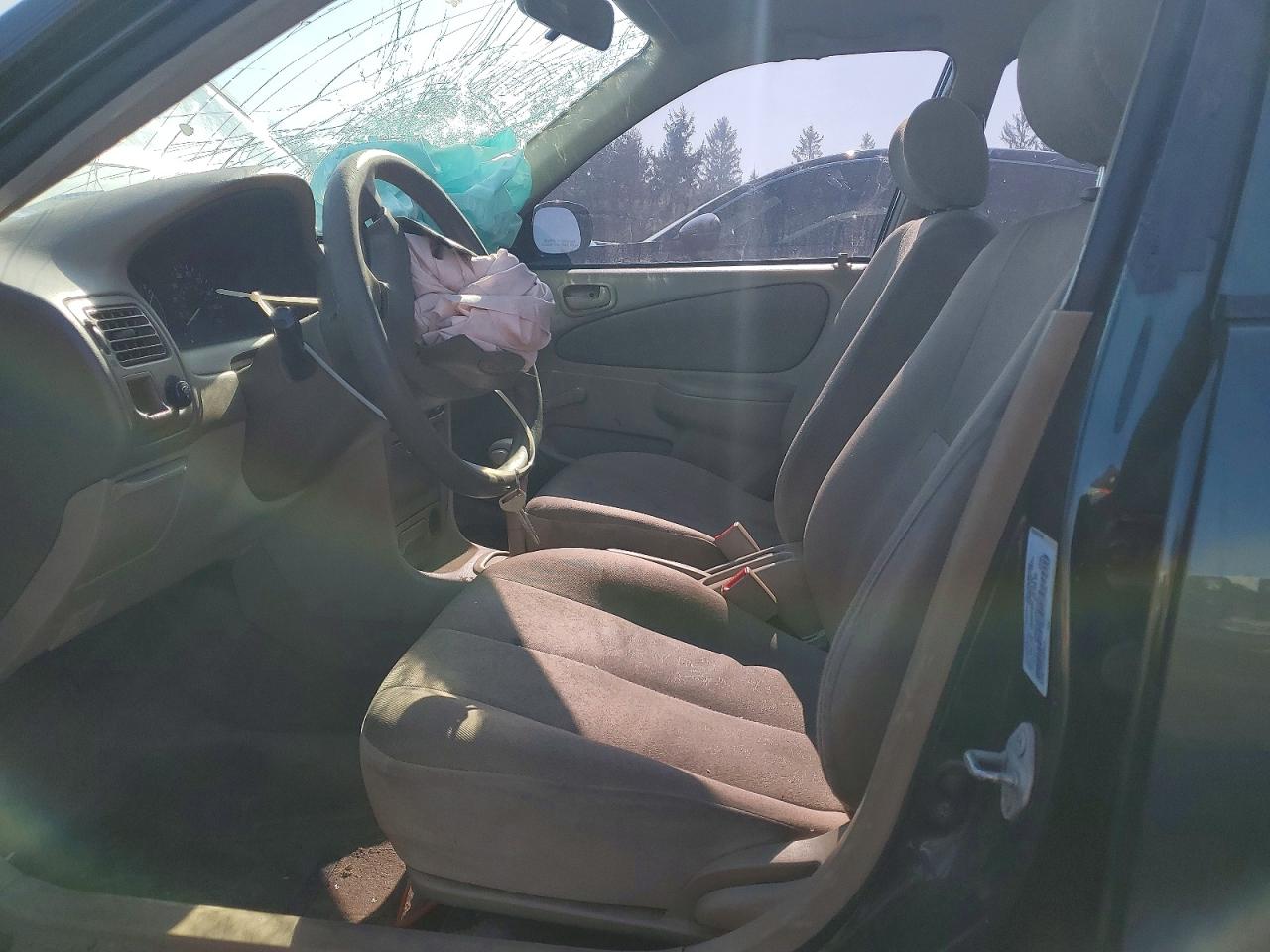 2000 Toyota Corolla Ve Green vin: 2T1BR12E7YC789214