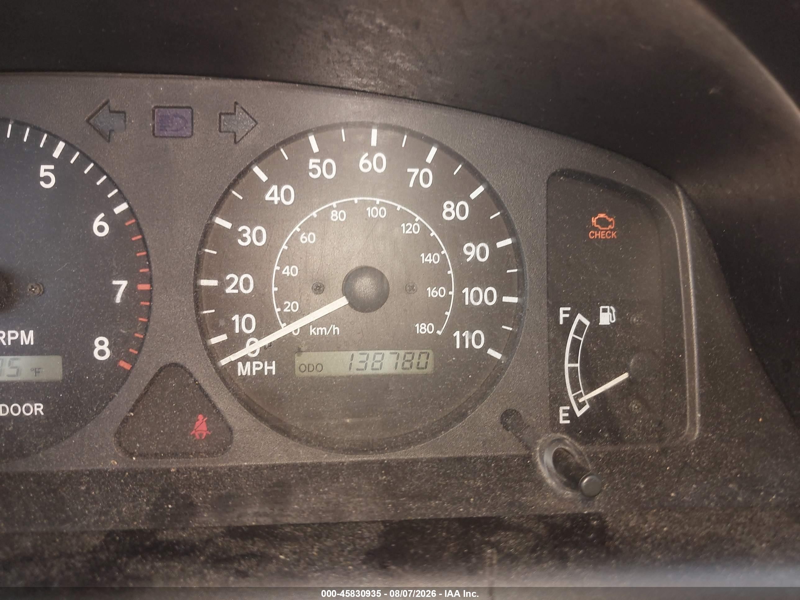 2001 Toyota Corolla Le Green vin: 2T1BR12E81C389099
