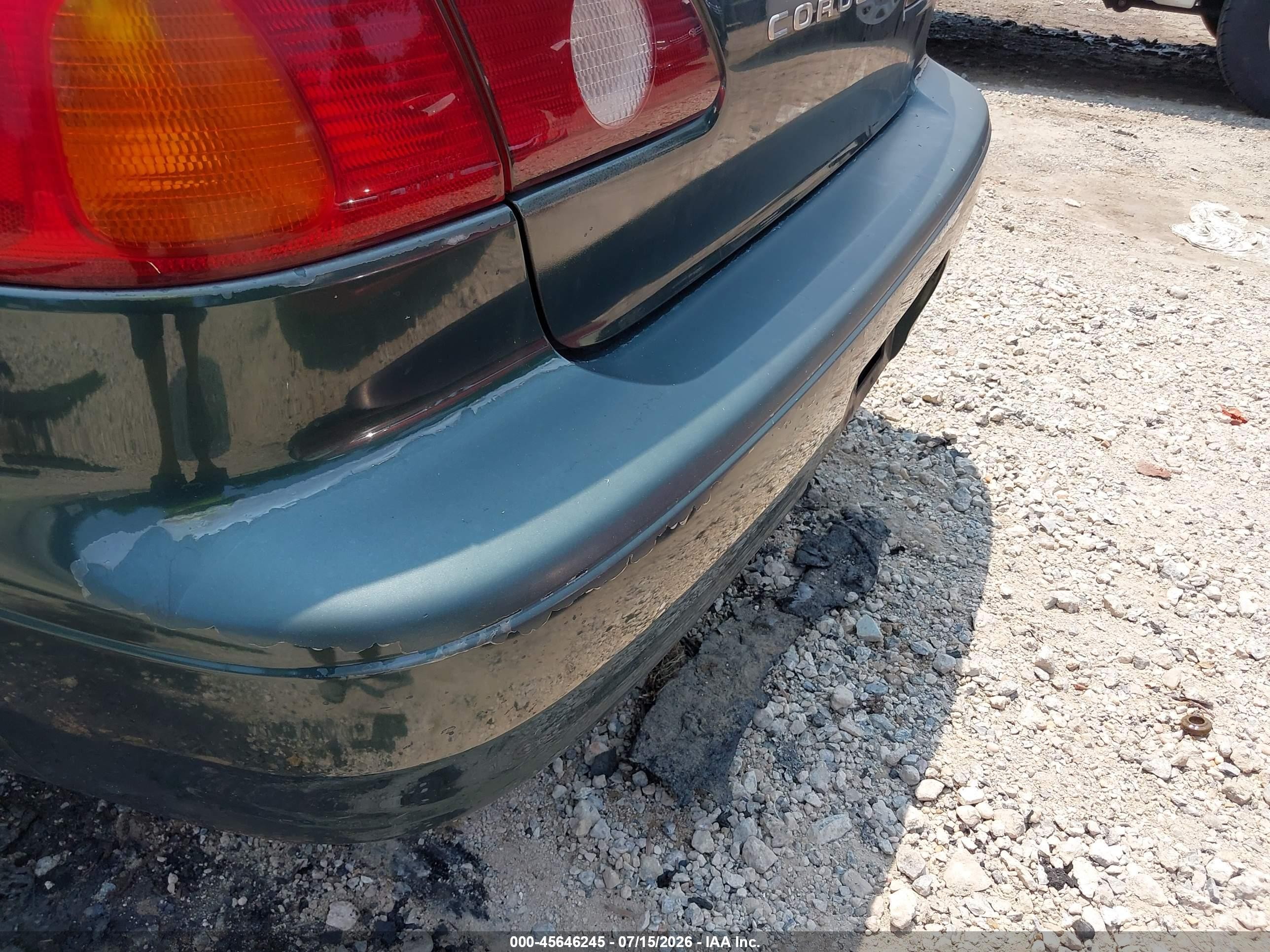 2001 Toyota Corolla Ce Green vin: 2T1BR12E81C407729