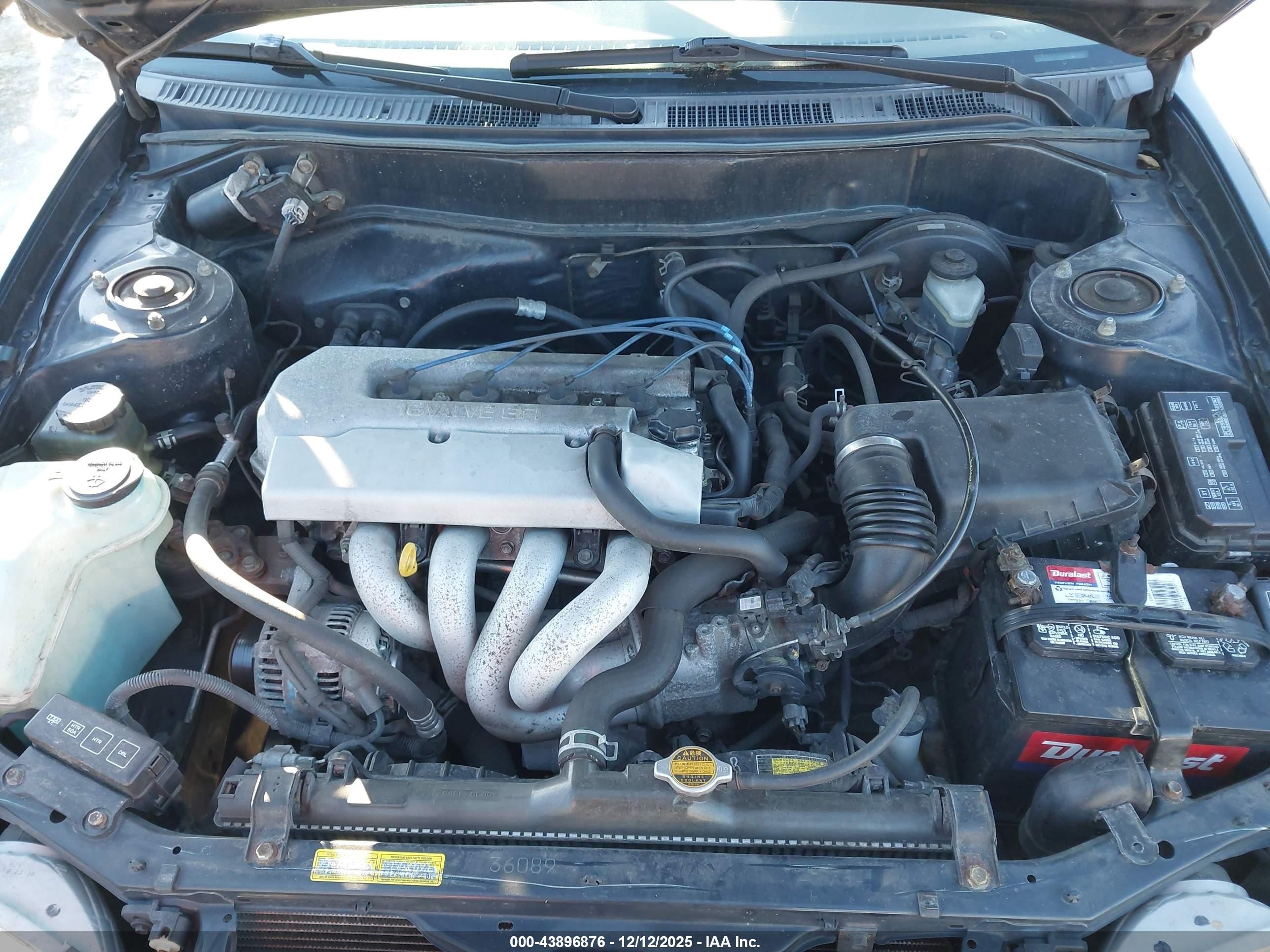 1998 Toyota Corolla Ce Blue vin: 2T1BR12E8WC061348