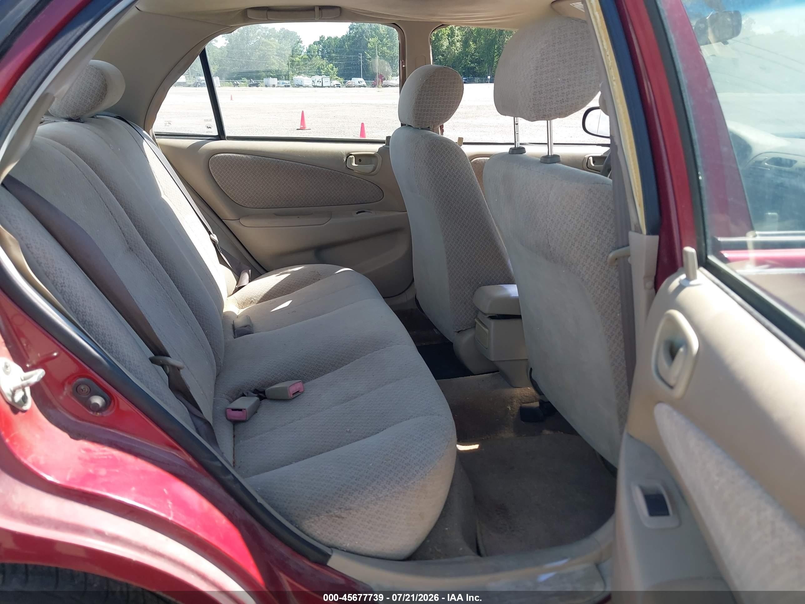 1999 Toyota Corolla Ce Red vin: 2T1BR12E8XC188201