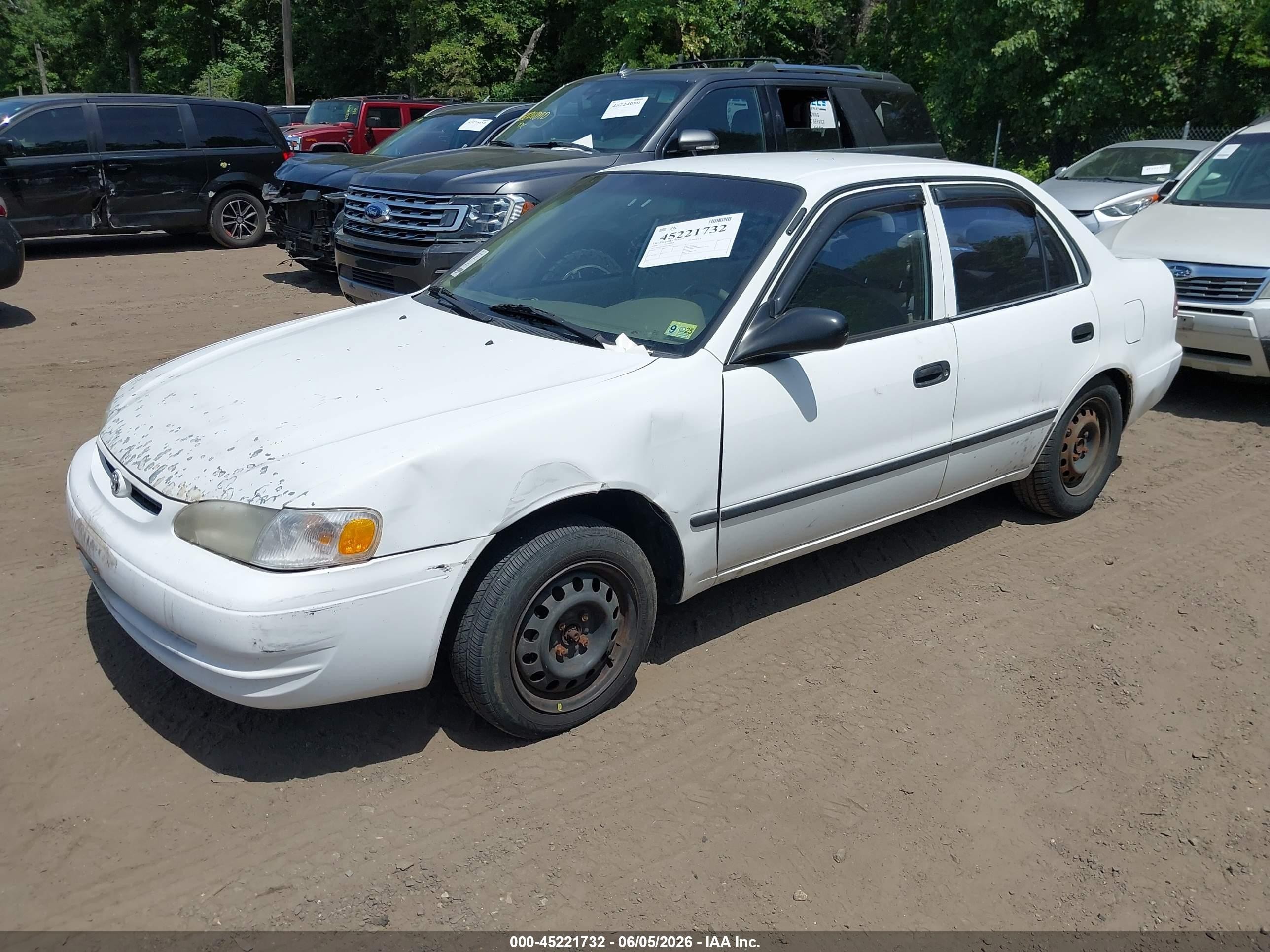 1999 Toyota Corolla Ce Белый vin: 2T1BR12E8XC206213