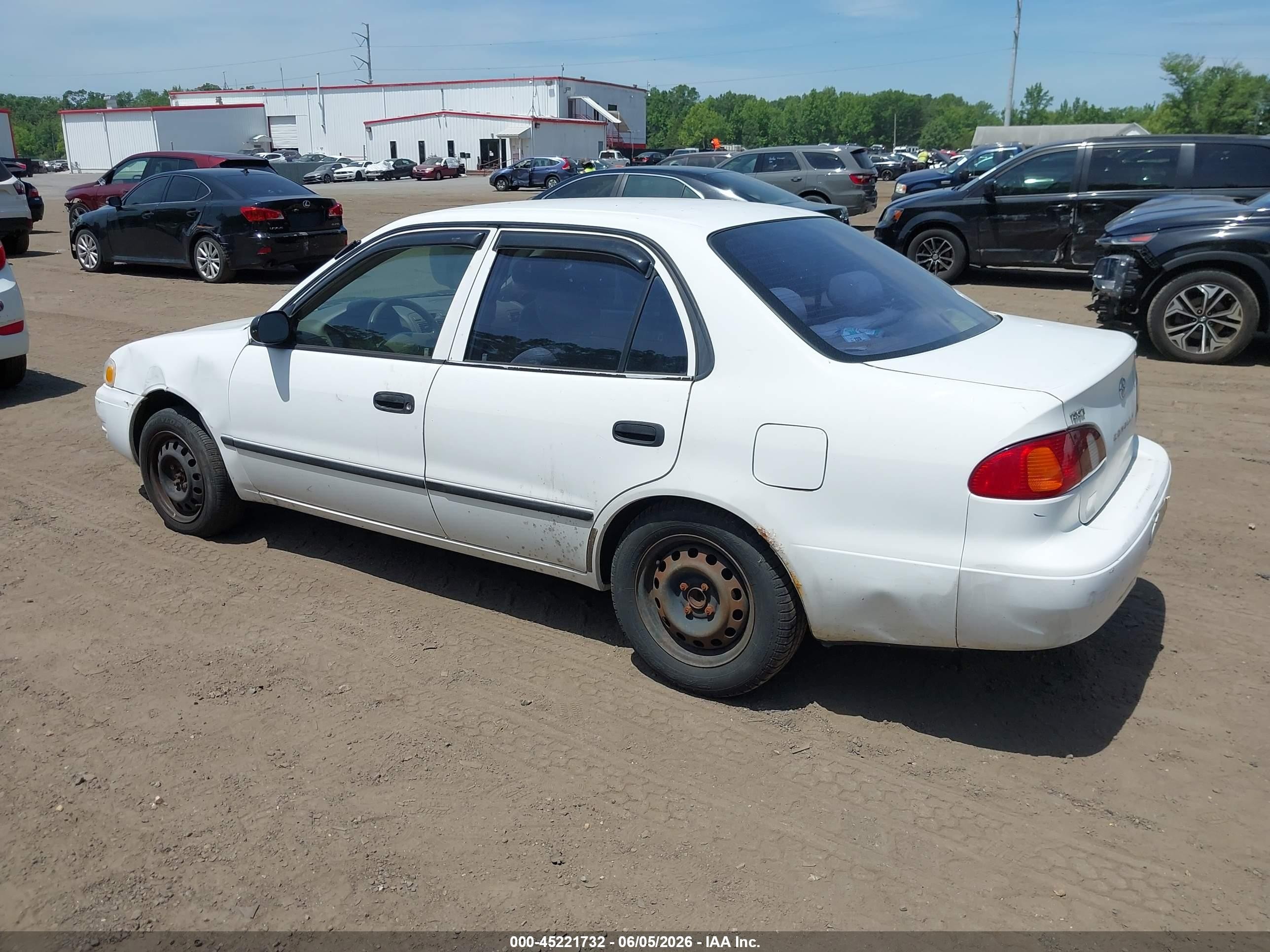 1999 Toyota Corolla Ce Белый vin: 2T1BR12E8XC206213